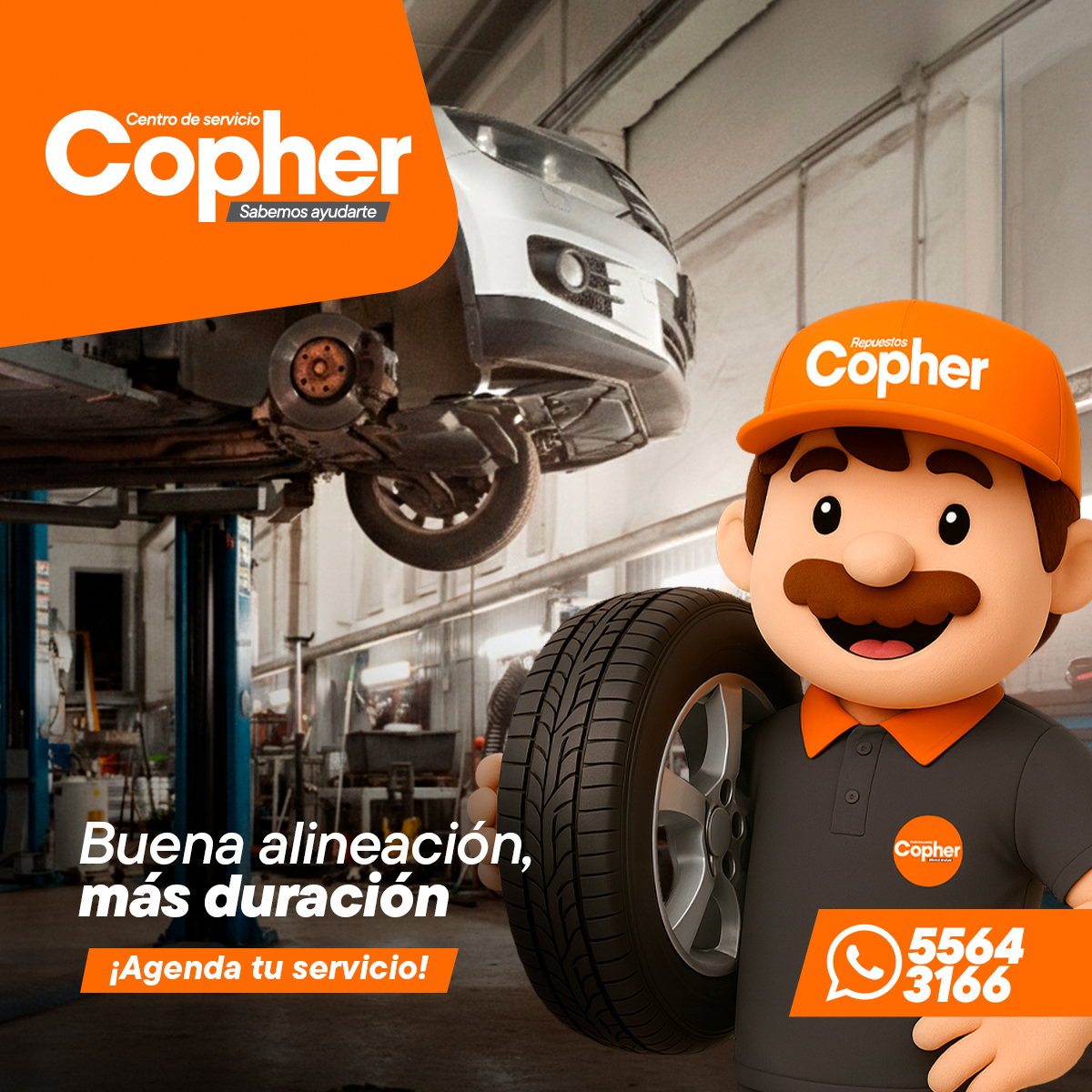 🛞 Una buena alineación = más vida para... - Repuestos Copher | Facebook