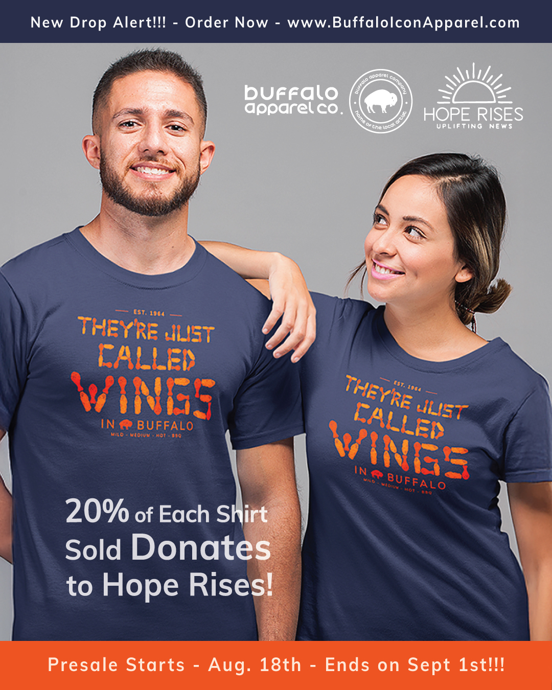 🚨🔥 BUFFALO WING DROP ALERT! 🔥🚨... - Buffalo Apparel Company | Facebook
