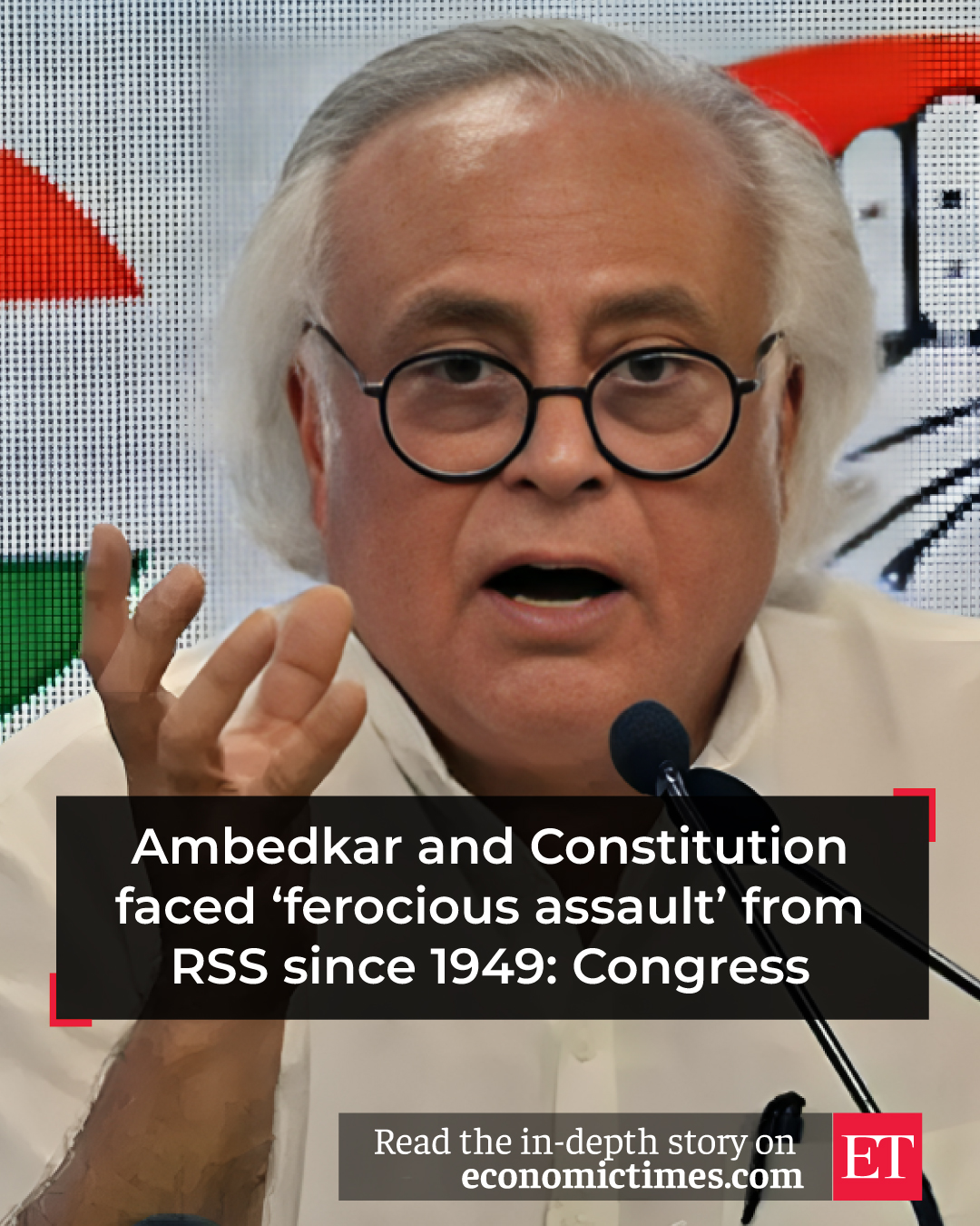 📜🔥 Congress alleges that Ambedkar and... - The Economic Times | Facebook
