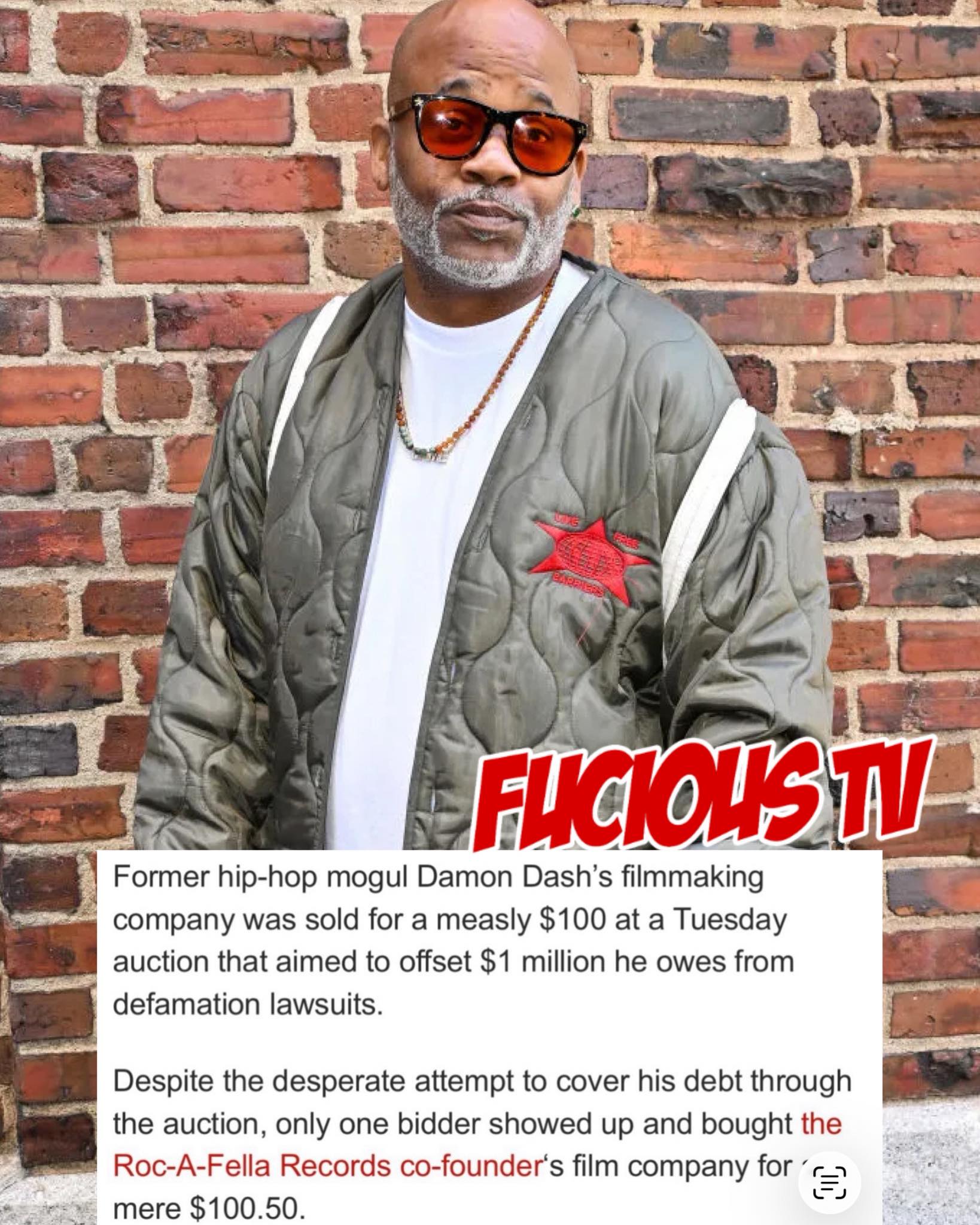 Fucious - The NY Post reports that Dame Dash film company sells for ...