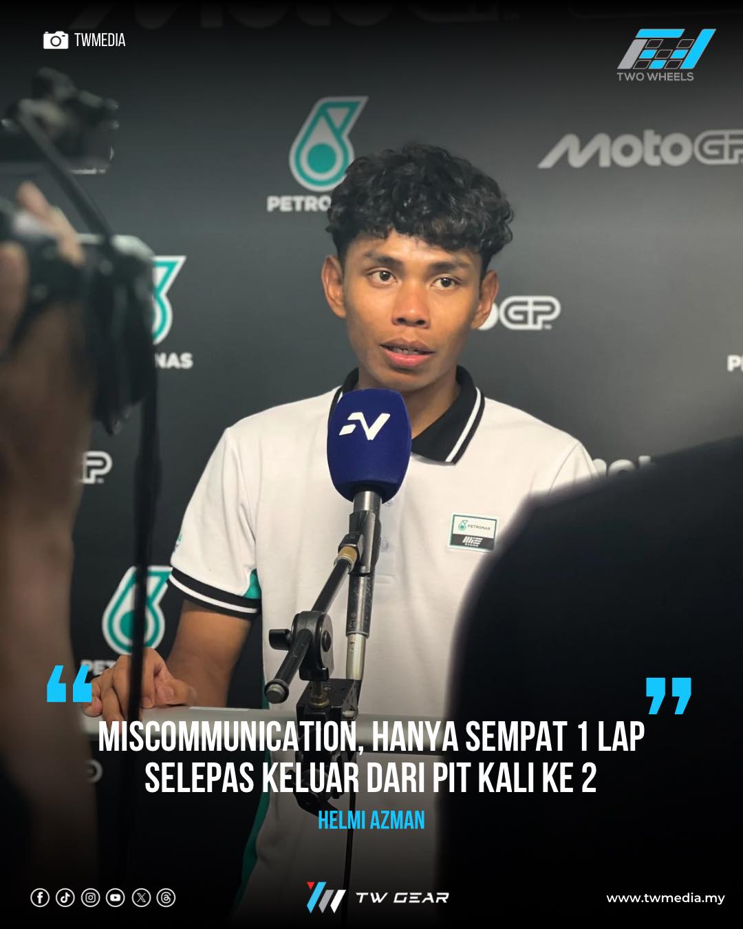 Two Wheels - Helmi Azman berdepan sedikit salah faham... | Facebook