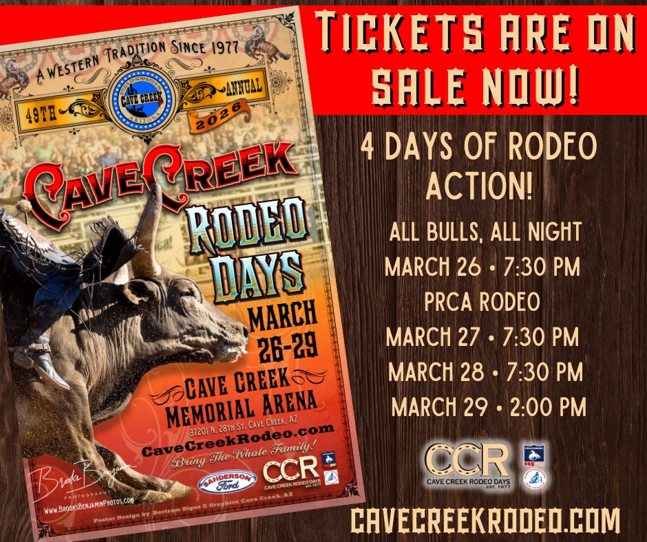 Today is the day!!! Tickets are... - Cave Creek Rodeo Days | Facebook
