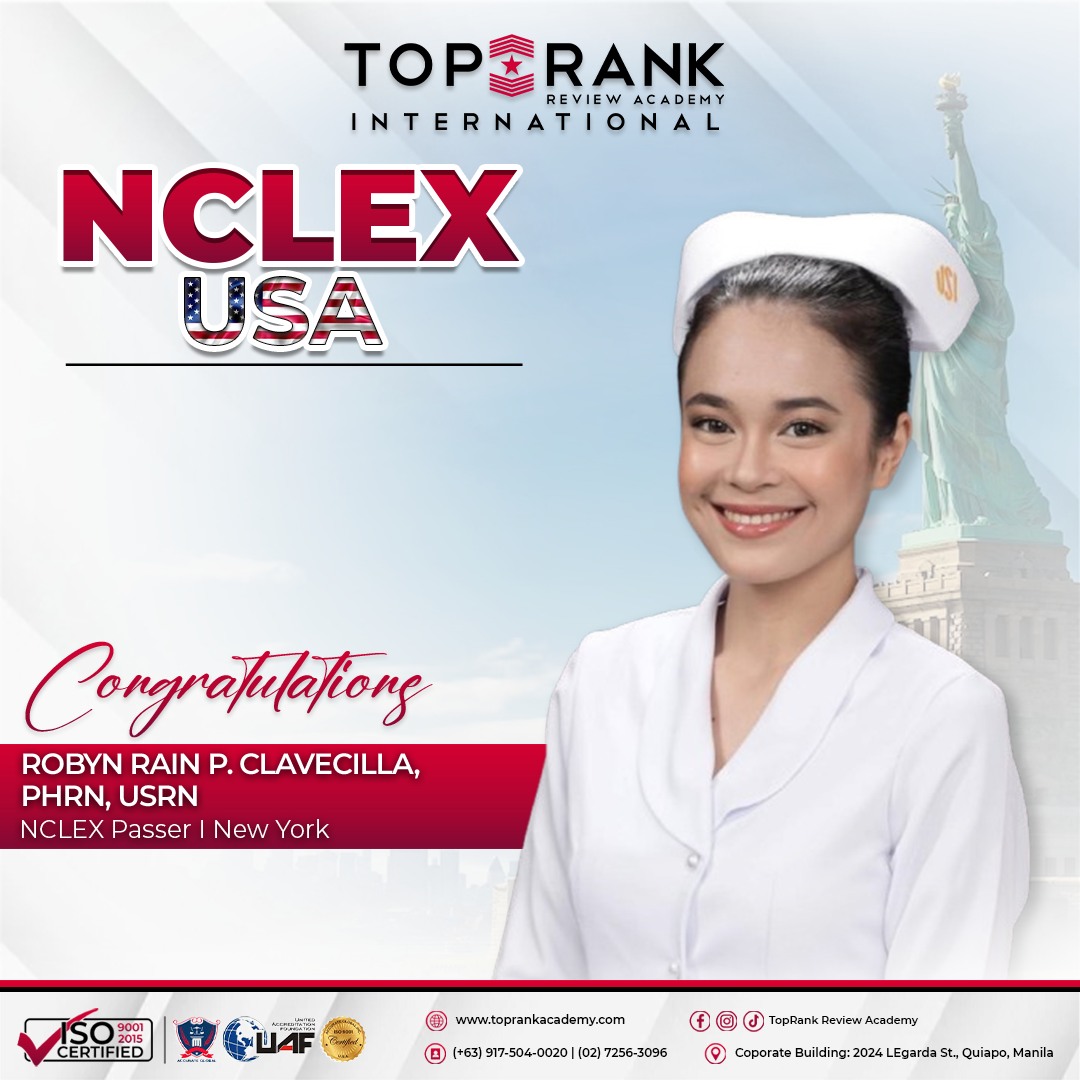 Toprank - Congratulations on passing the NCLEX-RN, Ms. Robyn Rain P ...