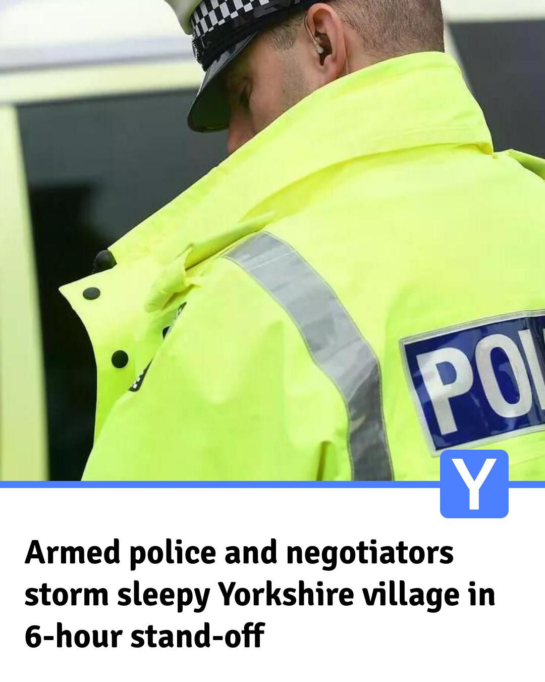 Yorkshire - A safety cordon was in place while police officers dealt ...