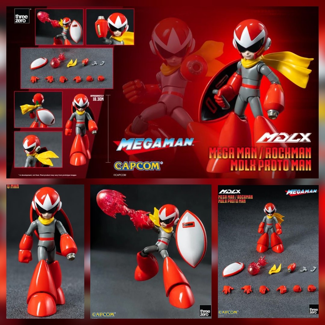 Crown - เปิดพรีออเดอร์ threeZero X CAPCOM💥💥 🔴🔴🔴 MDLX: Rockman: PROTO ...