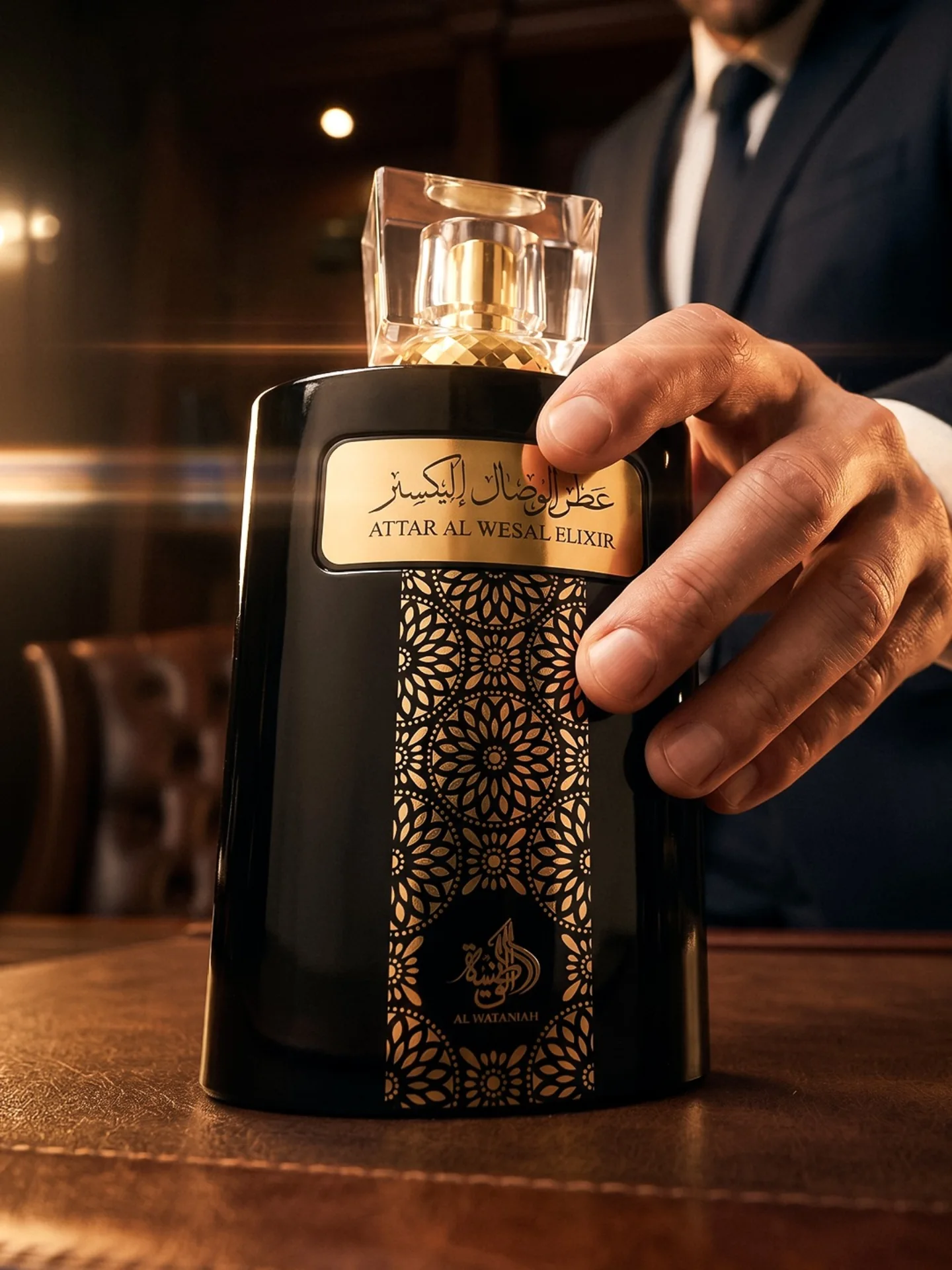 Al-Wataniah - Elegance in black. Gold in every detail. ✨? Attar 