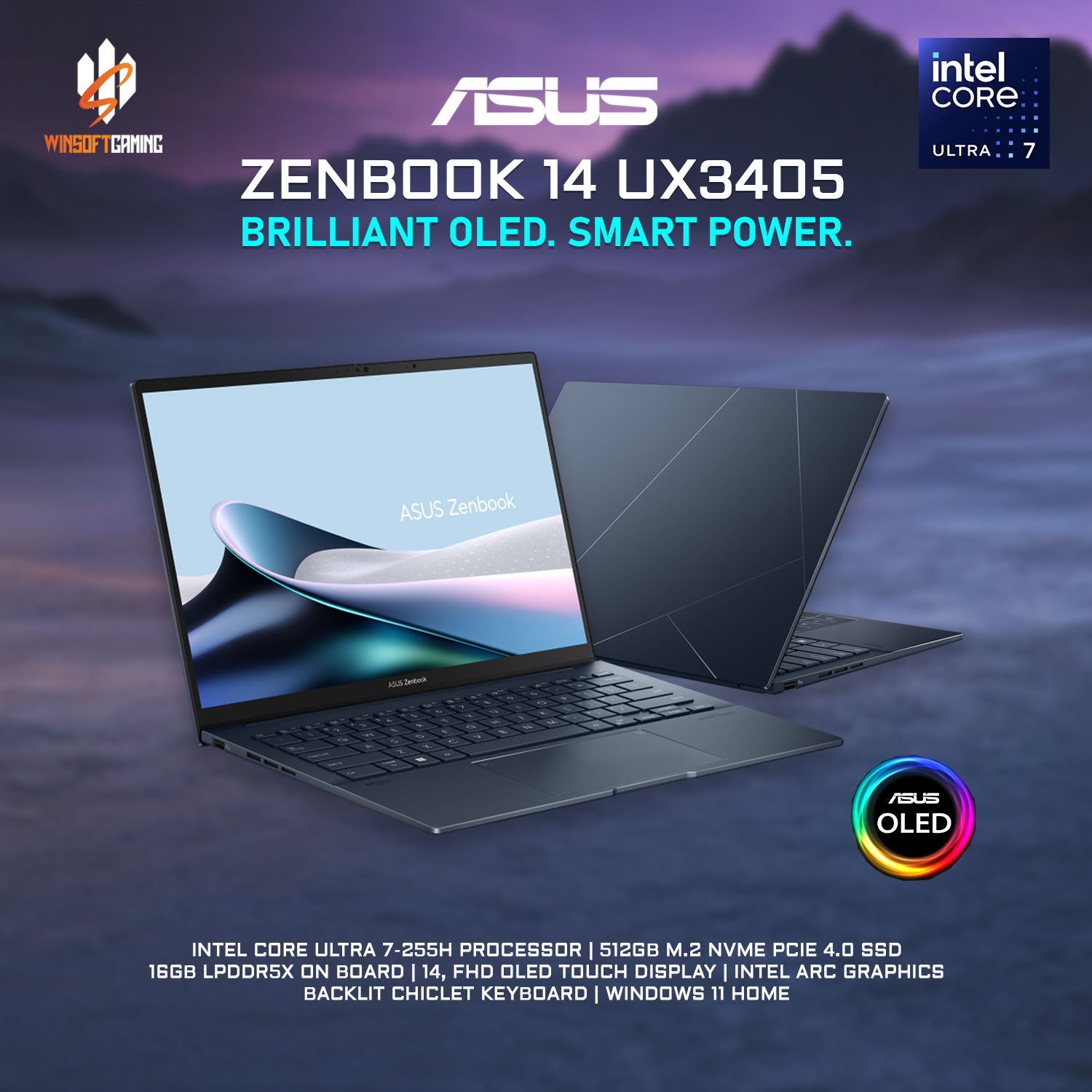 Boost your productivity with the ASUS Zenbook 14 OLED UX3405 Ultra 
