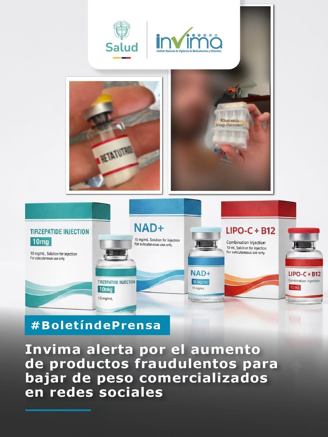 lipo c efectos secundarios BoletínDePrensa El Invima alerta sobre el aumento de productos fraudulentos para bajar de peso comercializados a través de redes sociales y plataformas digitales. La entidad identifica varios productos sin registro sanitario, cuya Turmeric and Ginger: Combined Online Pharmacy WID:Narrow