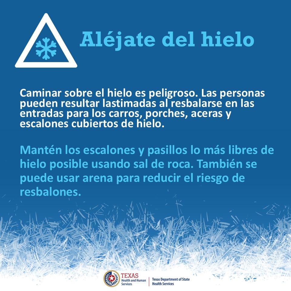 La nieve, el... - Texas Department of State Health Services | Facebook