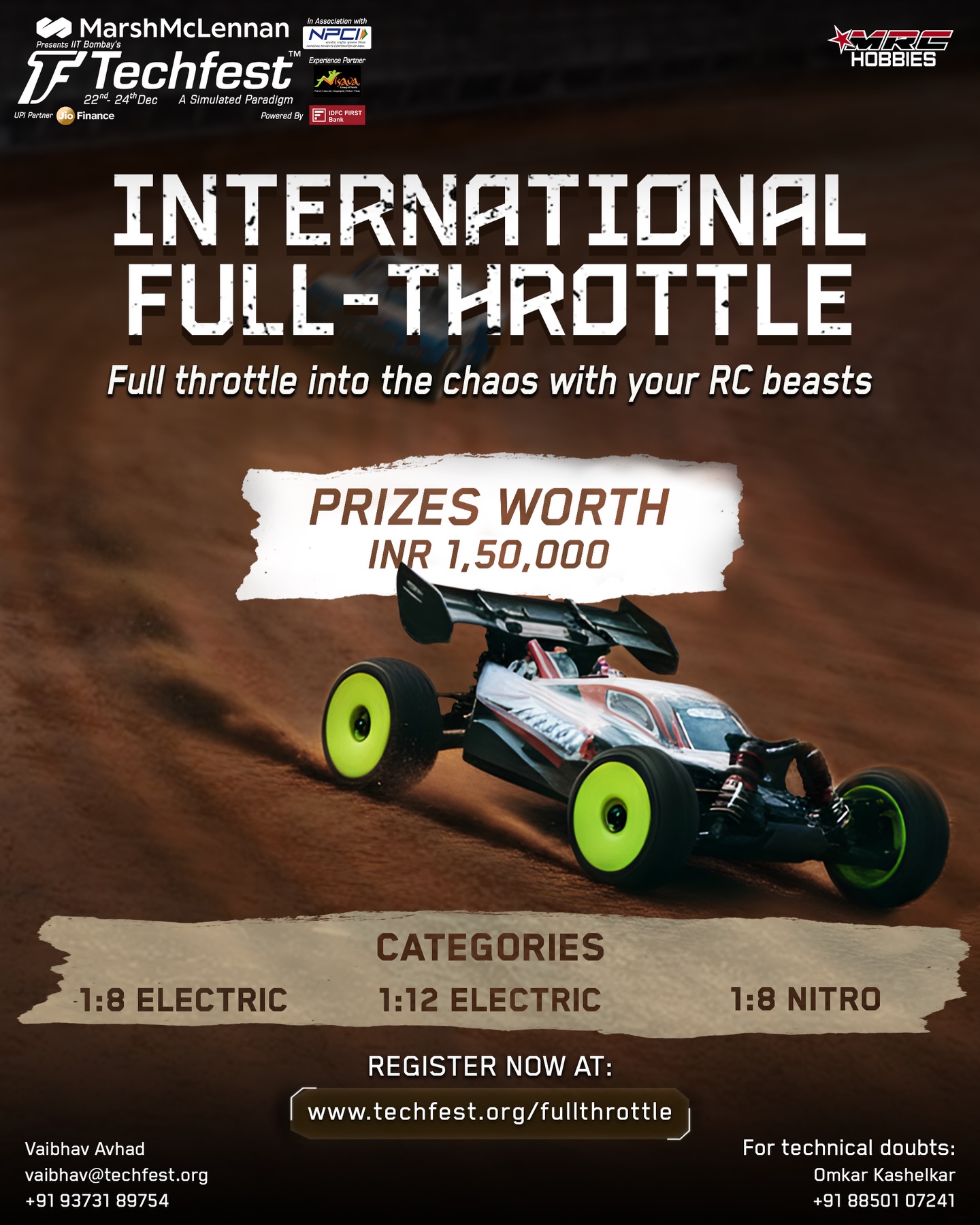 Techfest, - Think your RC Car is the fastest out there? Prove it at ...
