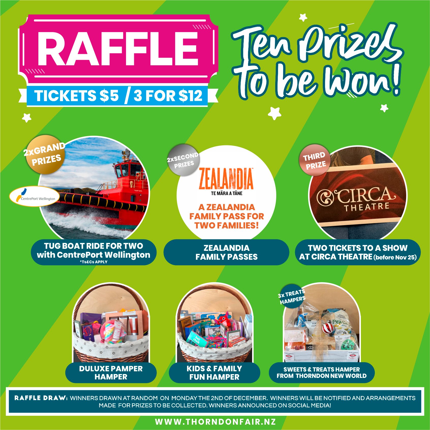 Thorndon - Raffle excitement at the Thorndon Fair! The countdown is on ...