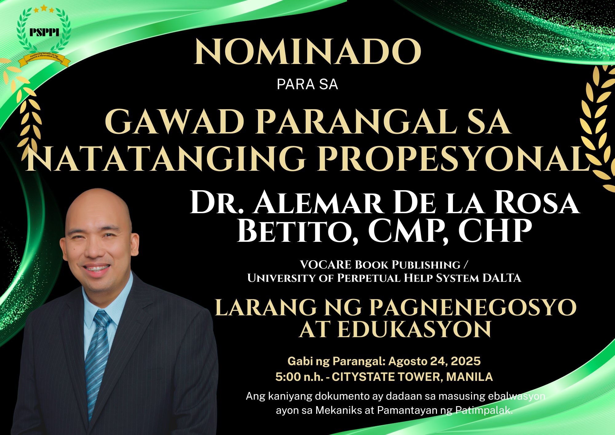 📣📣2025 GAWAD PARANGAL SA MGA NATATANGING PROPESYONAL NOMINEE - Dr ...