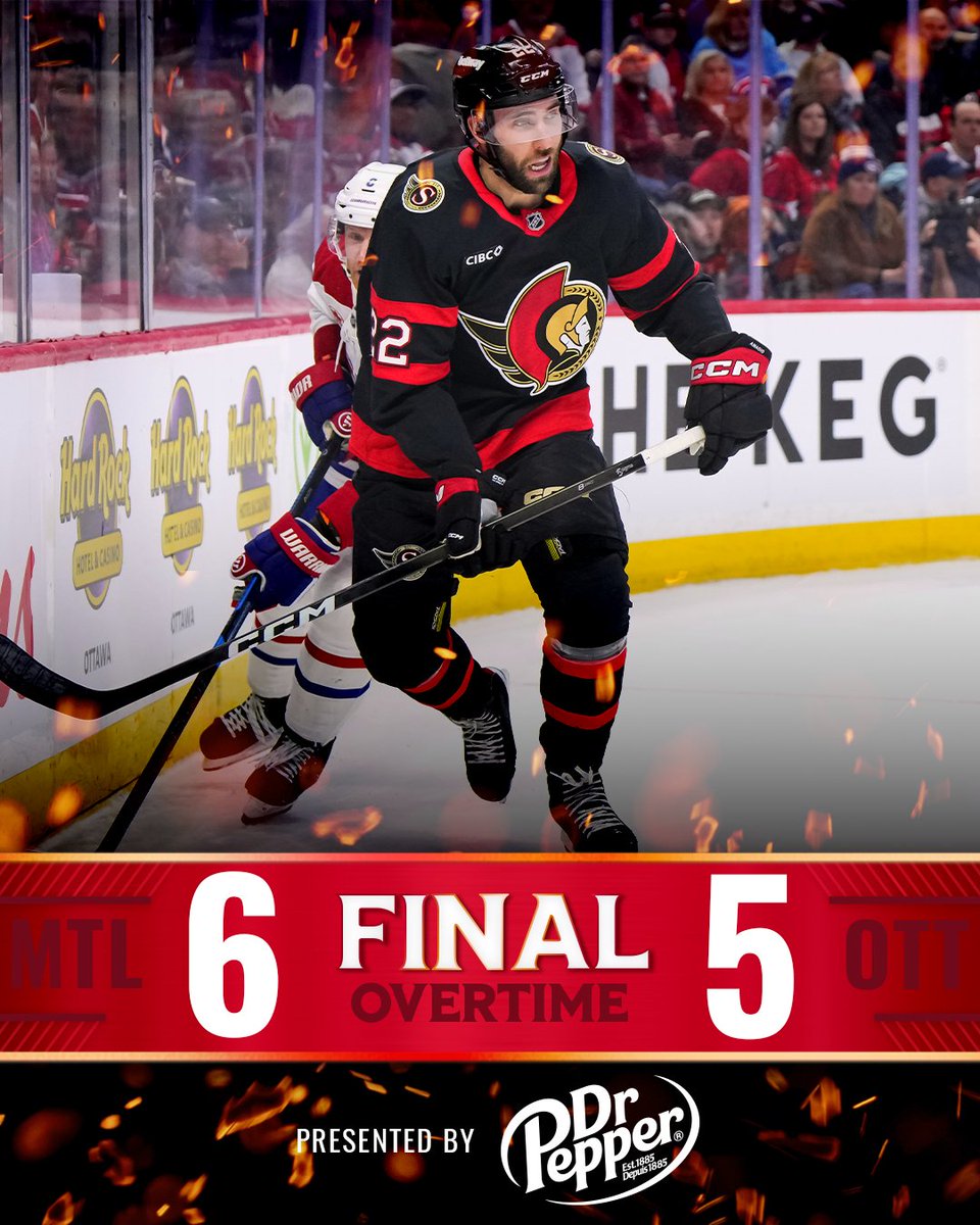 Ottawa Senators - One point secured. Onto Detroit tomorrow. | Facebook