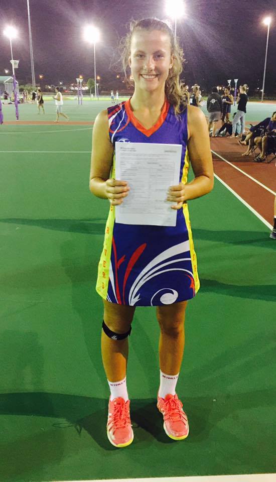 Five Rivers Netball Club Inc. - Congratulations Emma on receiving your ...