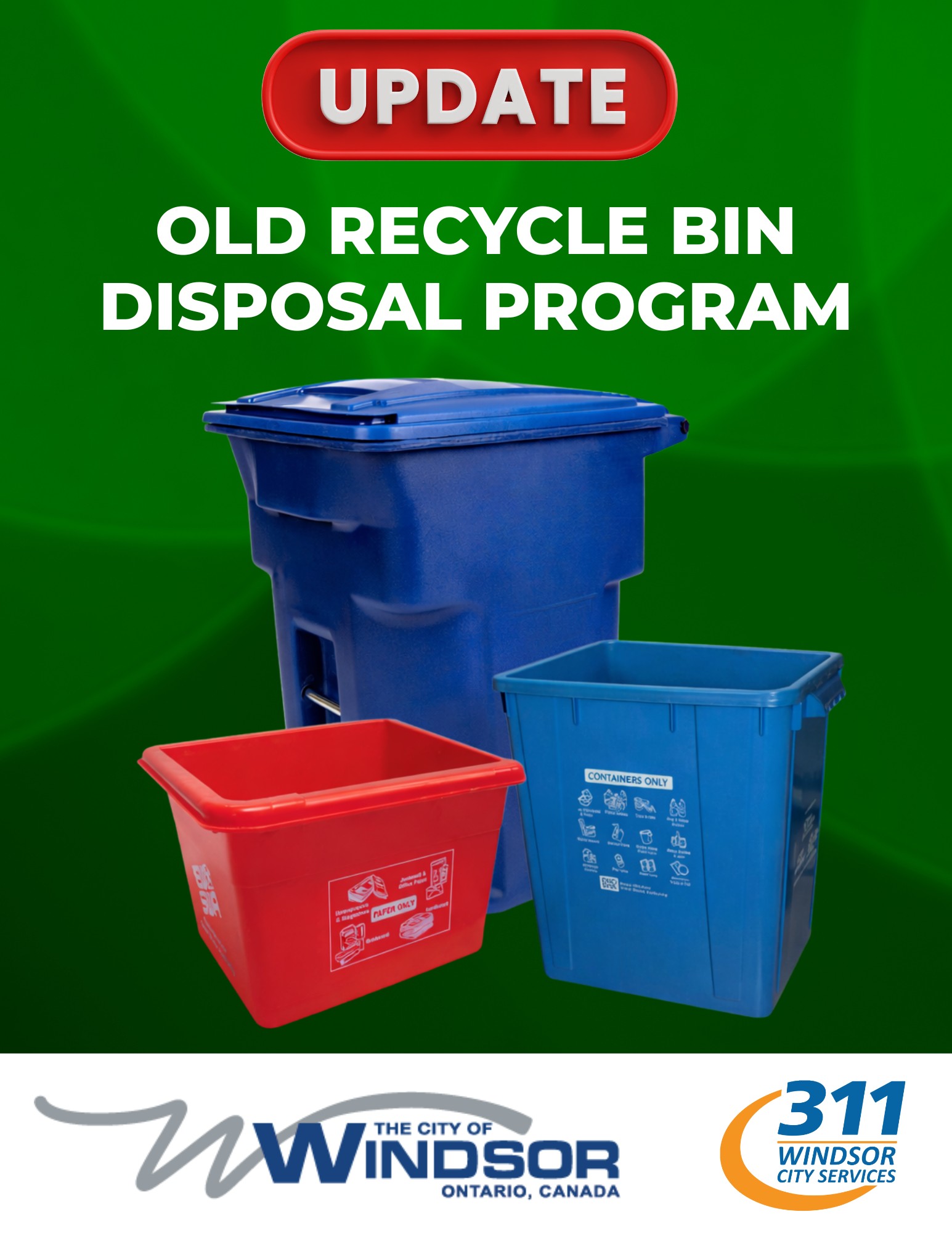 Old Recycle Bin... - City of Windsor - Municipal Government | Facebook