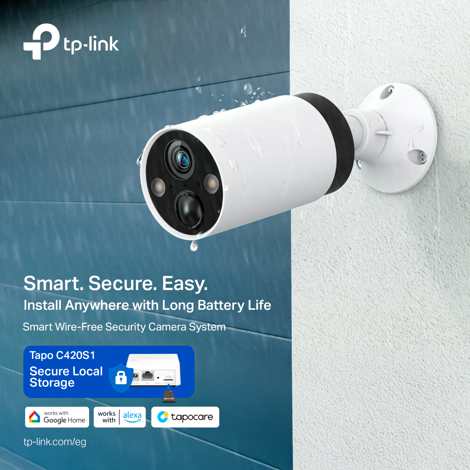 TP-Link - 📷🔒 كاميرا Tapo C420S1 – كاميرا مراقبة ذكية بدون... | Facebook