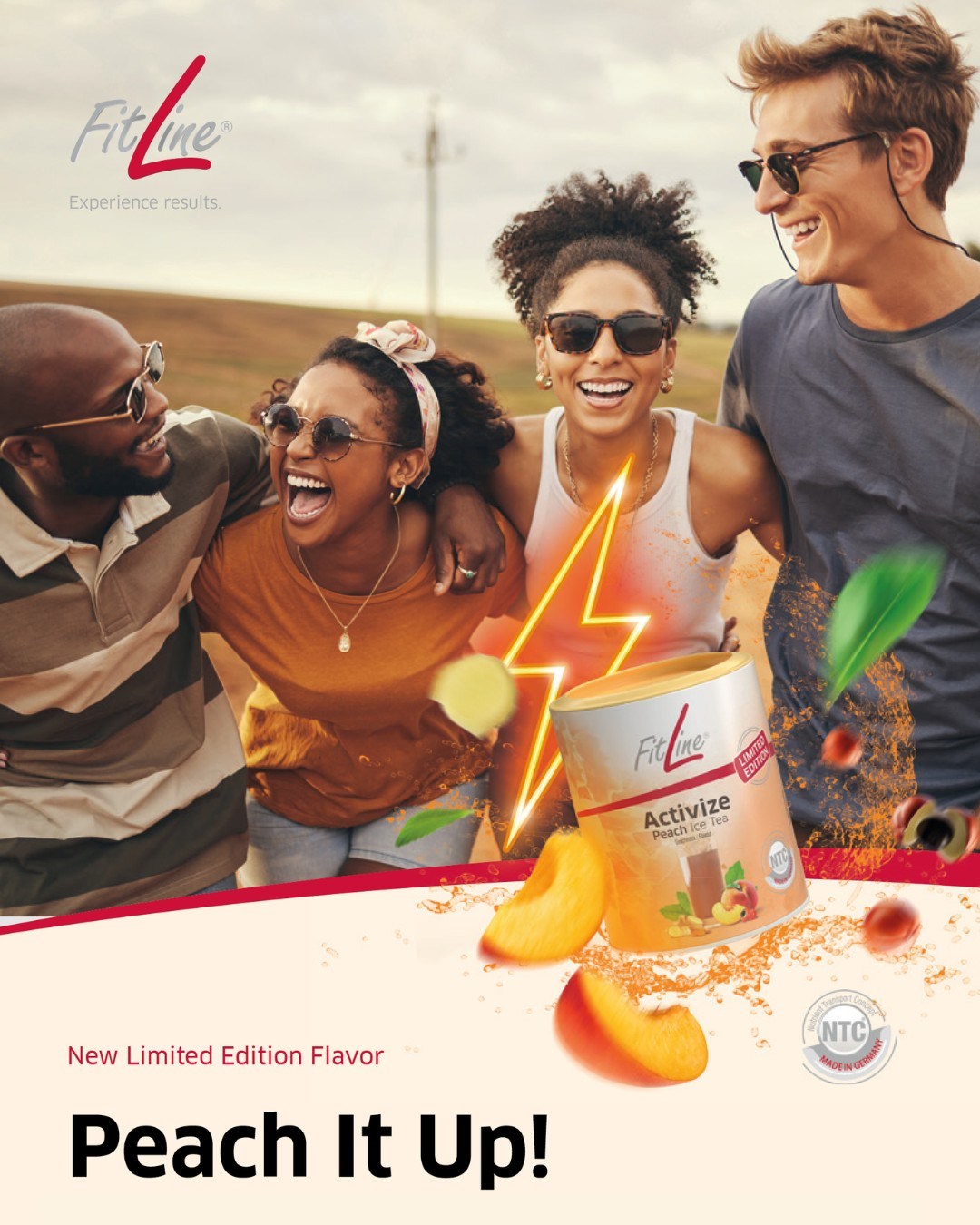 Are you ready to taste this summer? 🍑 FitLine Activize Peach Ice