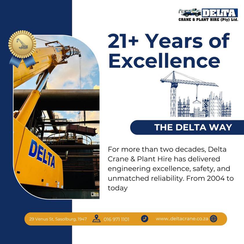 Delta - Since 2004, Delta Crane & Plant Hire has built a legacy rooted ...