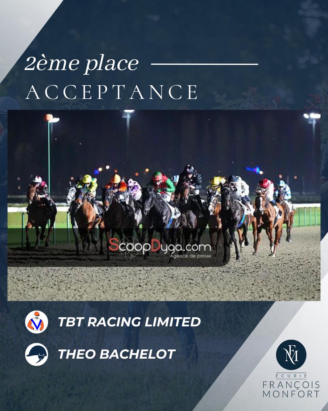 Ecurie - 🏆 #𝐏𝐎𝐃𝐈𝐔𝐌 📍 Hippodrome de Deauville 🥉 𝐀 𝐂 𝐂 𝐄 𝐏 𝐓 𝐀 𝐍 𝐂 𝐄 🎩 ...