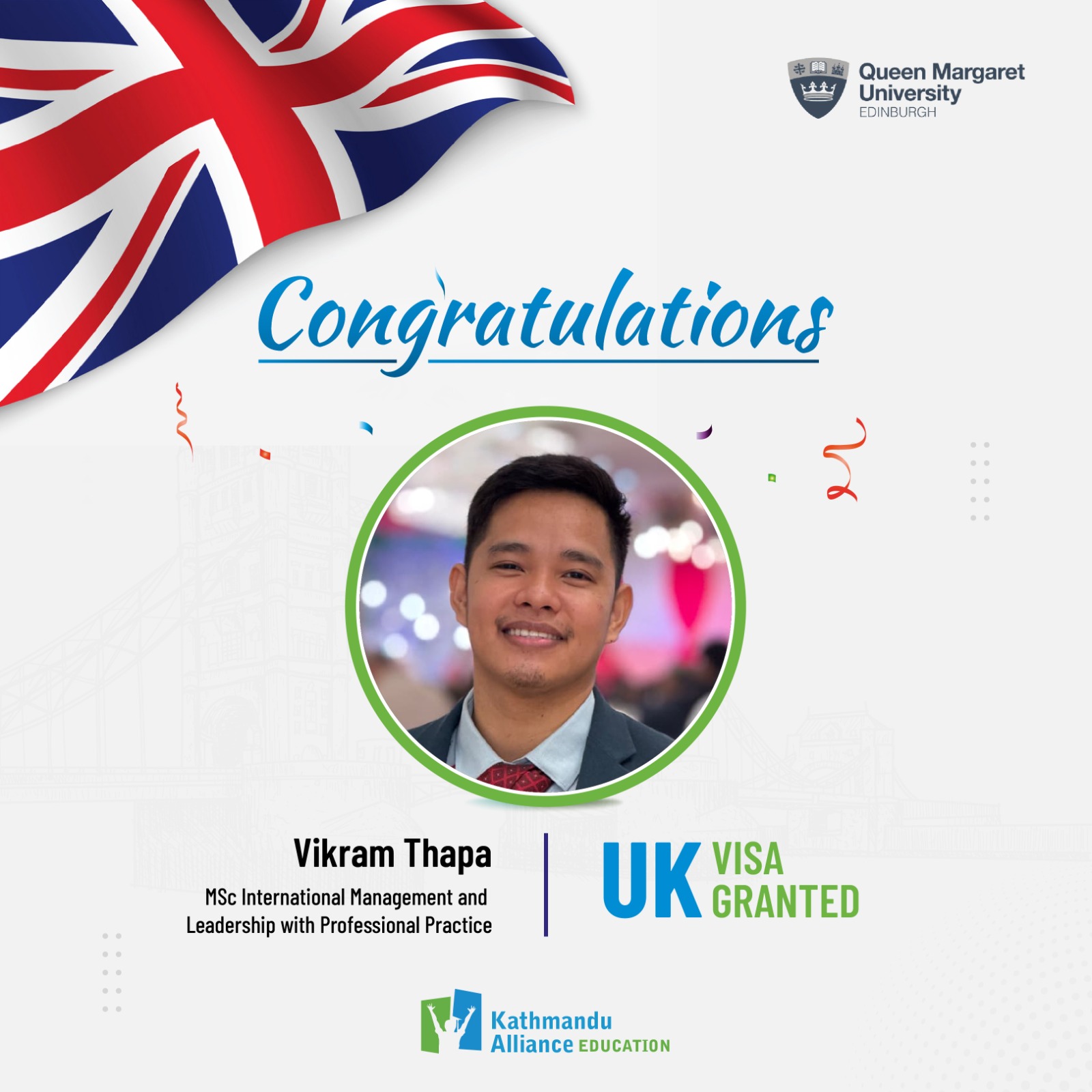 Kathmandu - UK Visa Granted👏👏 Congratulation to our dearest student Mr ...