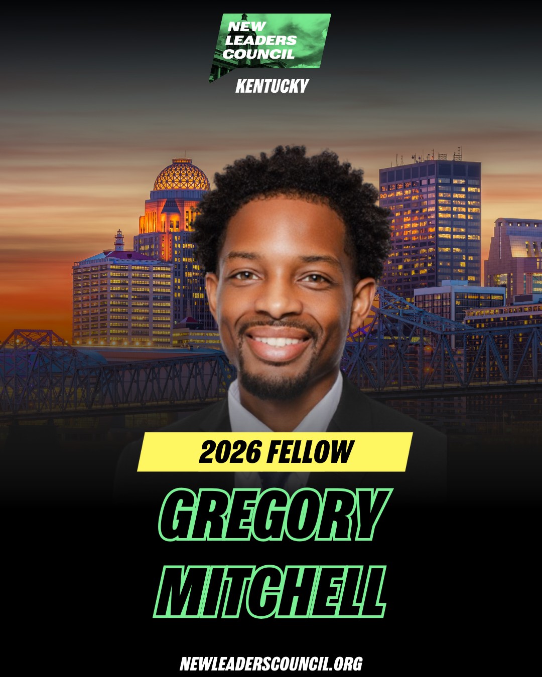 New - Introducing our 2026 Fellows! Gregory Mitchell is a Louisville ...