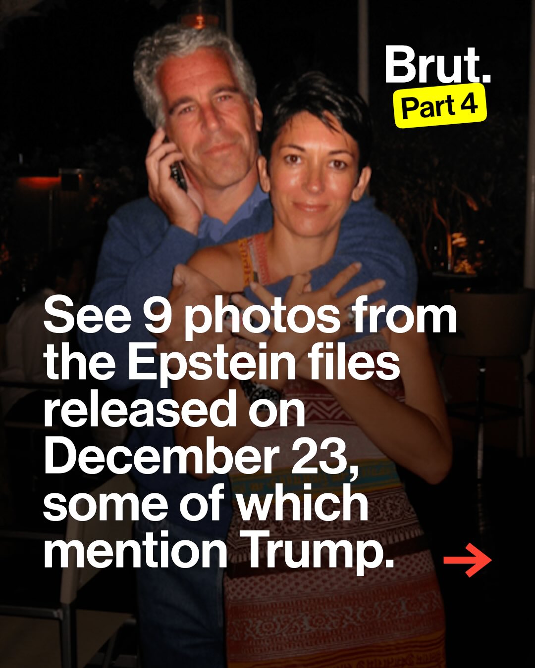 Brut - The DOJ has released a third batch of Epstein files... | Facebook