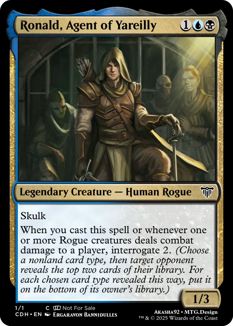 mtg player designed cards Custom Metal Card  Personalized Magic Card Design on Brushed Aluminum  Create Your Own Unique Collectible Gift (Creature) : Toys & Games MTG custom 'answer' card design