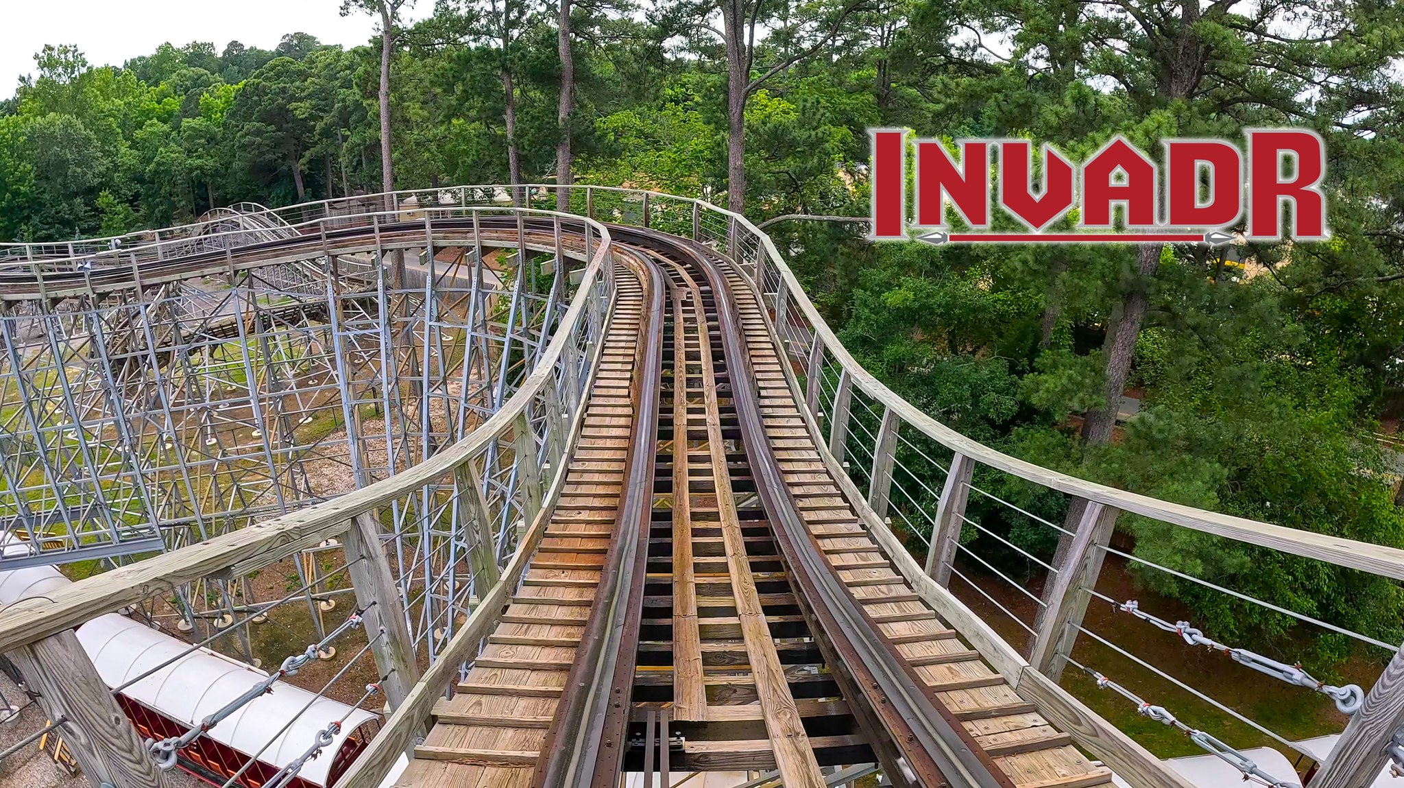 Jump in the front seat of InvadR at Busch Gardens Williamsburg, a
