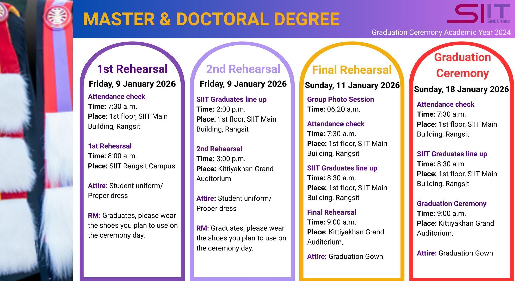 🎓 SIIT Graduate... - SIIT Academic - ฝ่ายวิชาการ SIIT | Facebook
