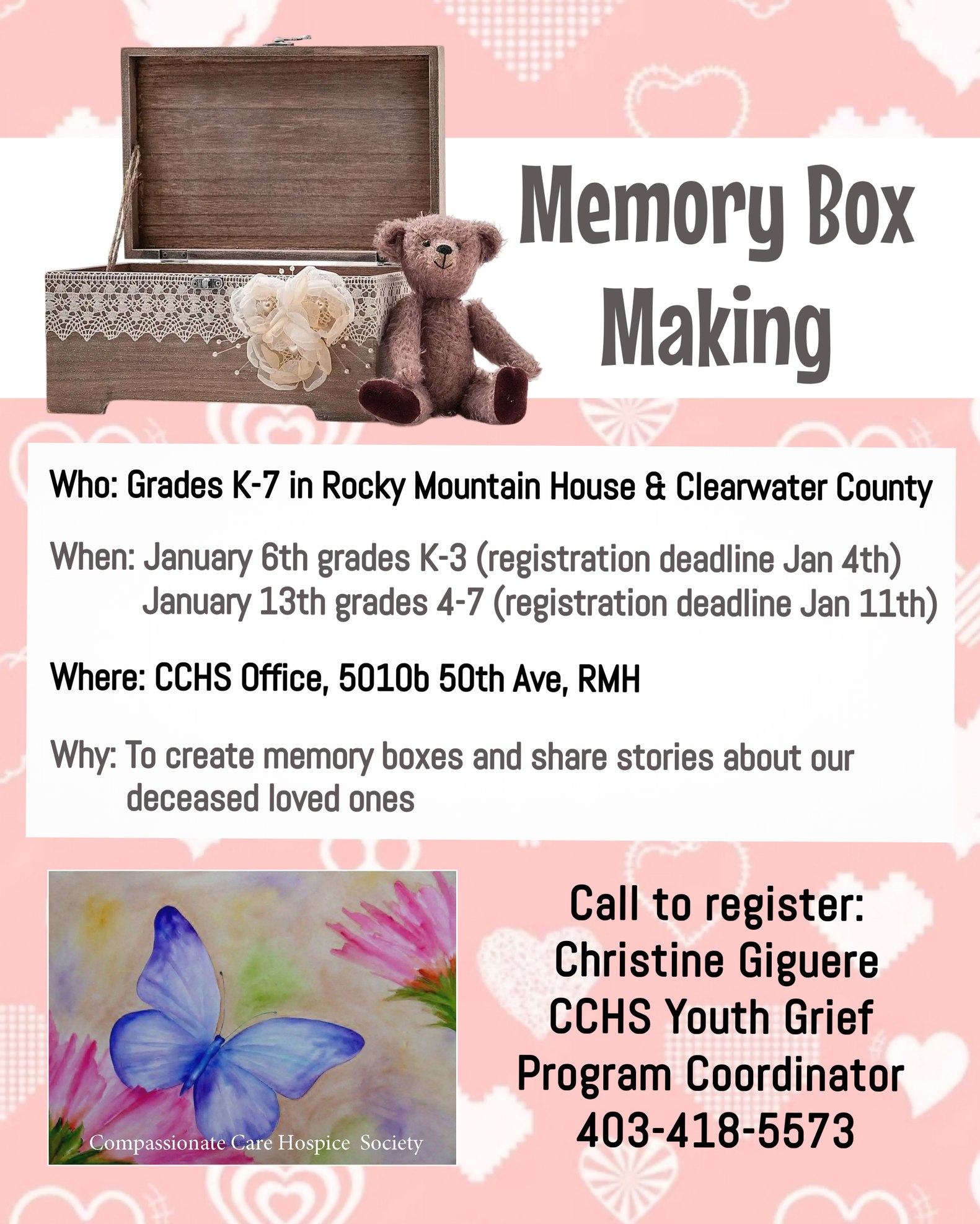 Compassionate - Join us for an afternoon of memory box-making and ...