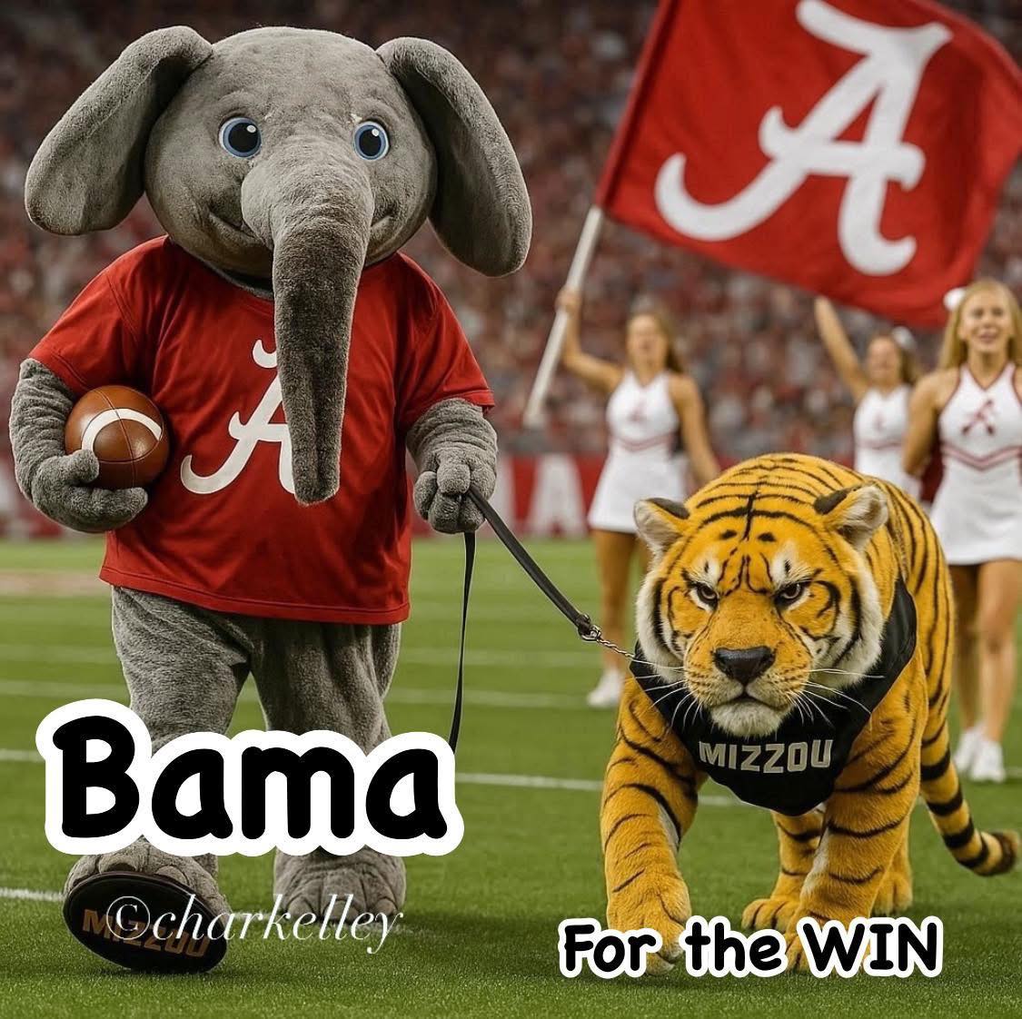 Bama - Alabama vs. Missouri On Saturday, October 11, 2025 @ 11:00 am CT ...
