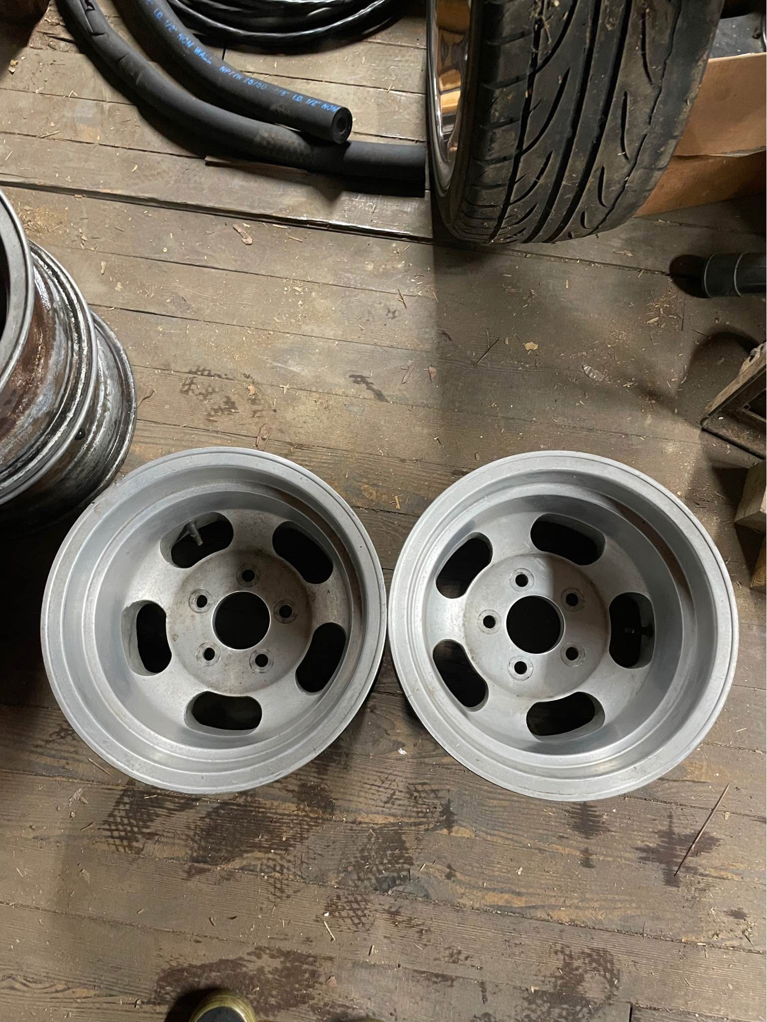 Multiple pairs of vintage aluminum slot wheels - Car Wheels, Tires ...