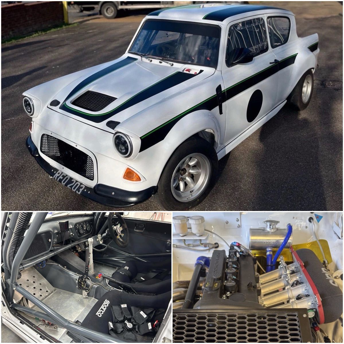 Rally - For sale: Ford Anglia 105e Rally/Race 290bhp 2L Duratec. Link ...