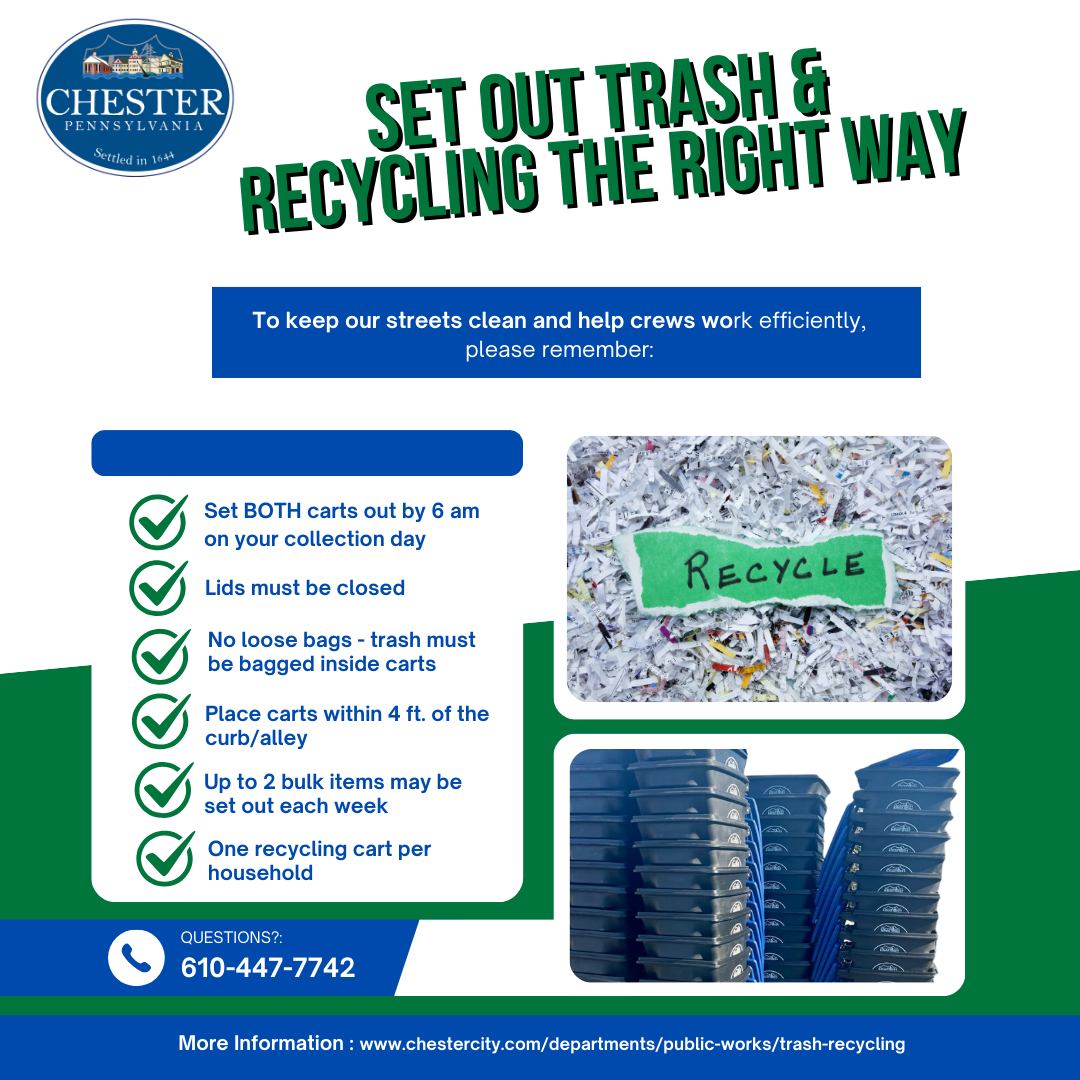 City - Chester’s new trash & recycling services begin January 1, 2026 ...