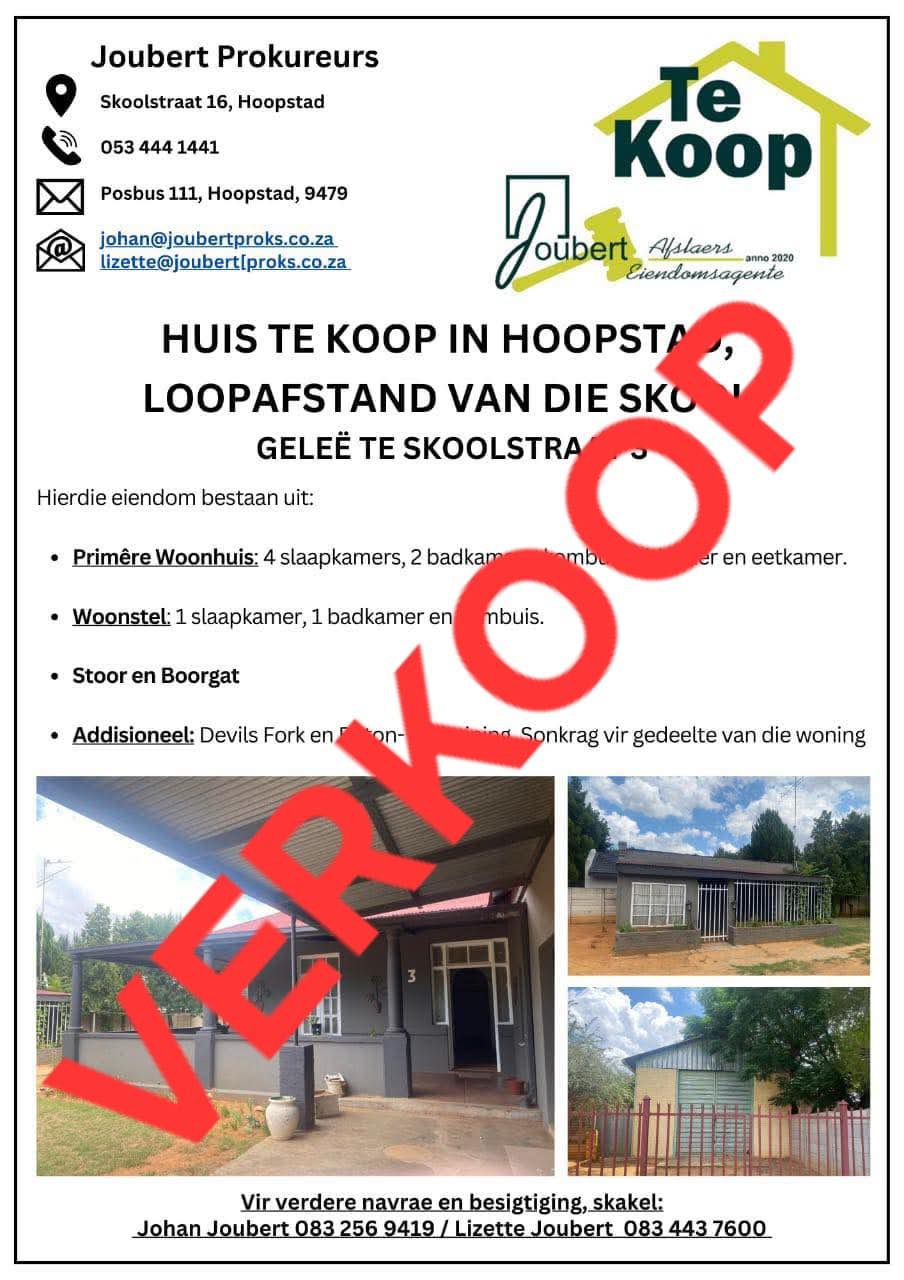 Joubert Prokureurs & Afslaers | Hoopstad