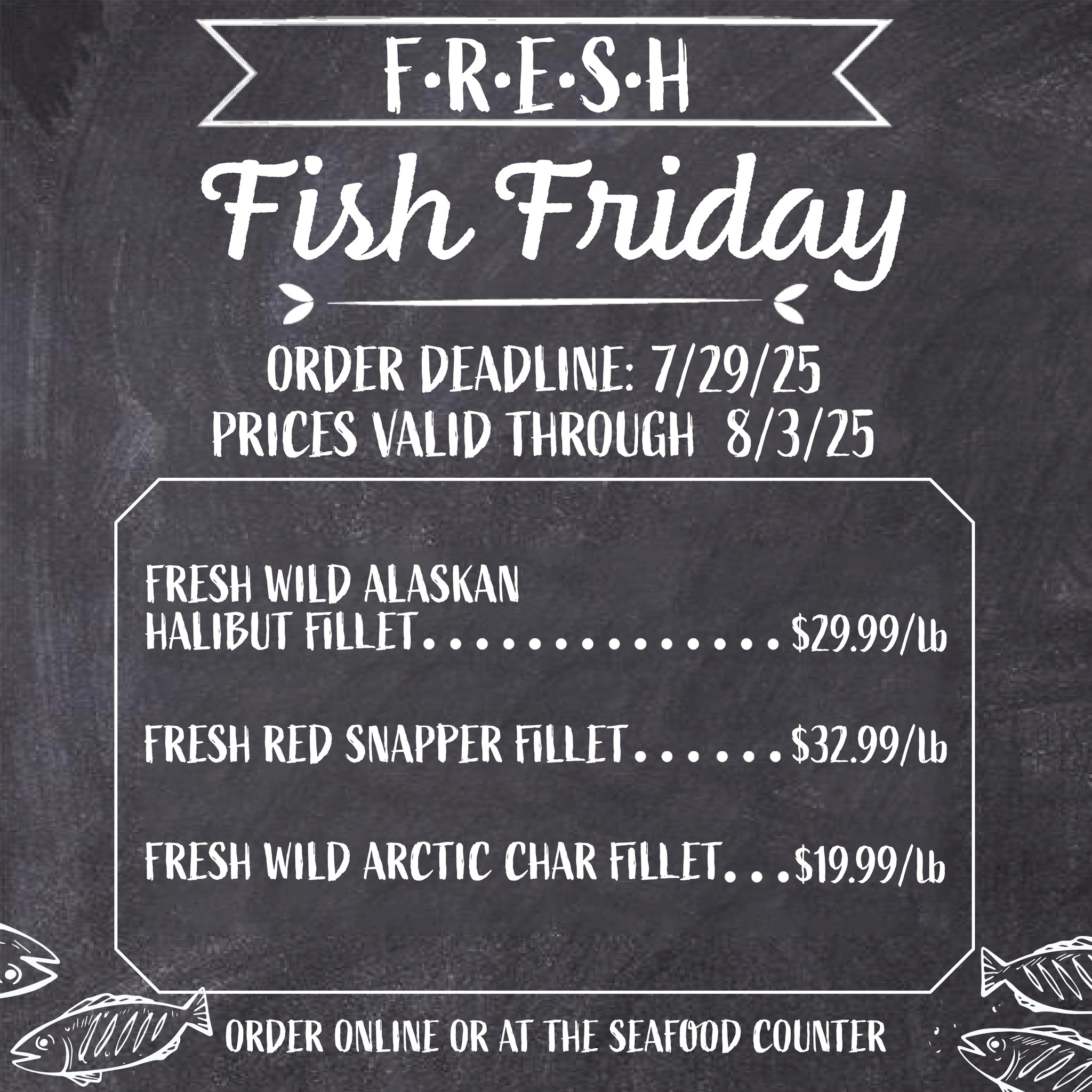 Price - New week, new fish! Pick up a prepared meal from the 151st St ...