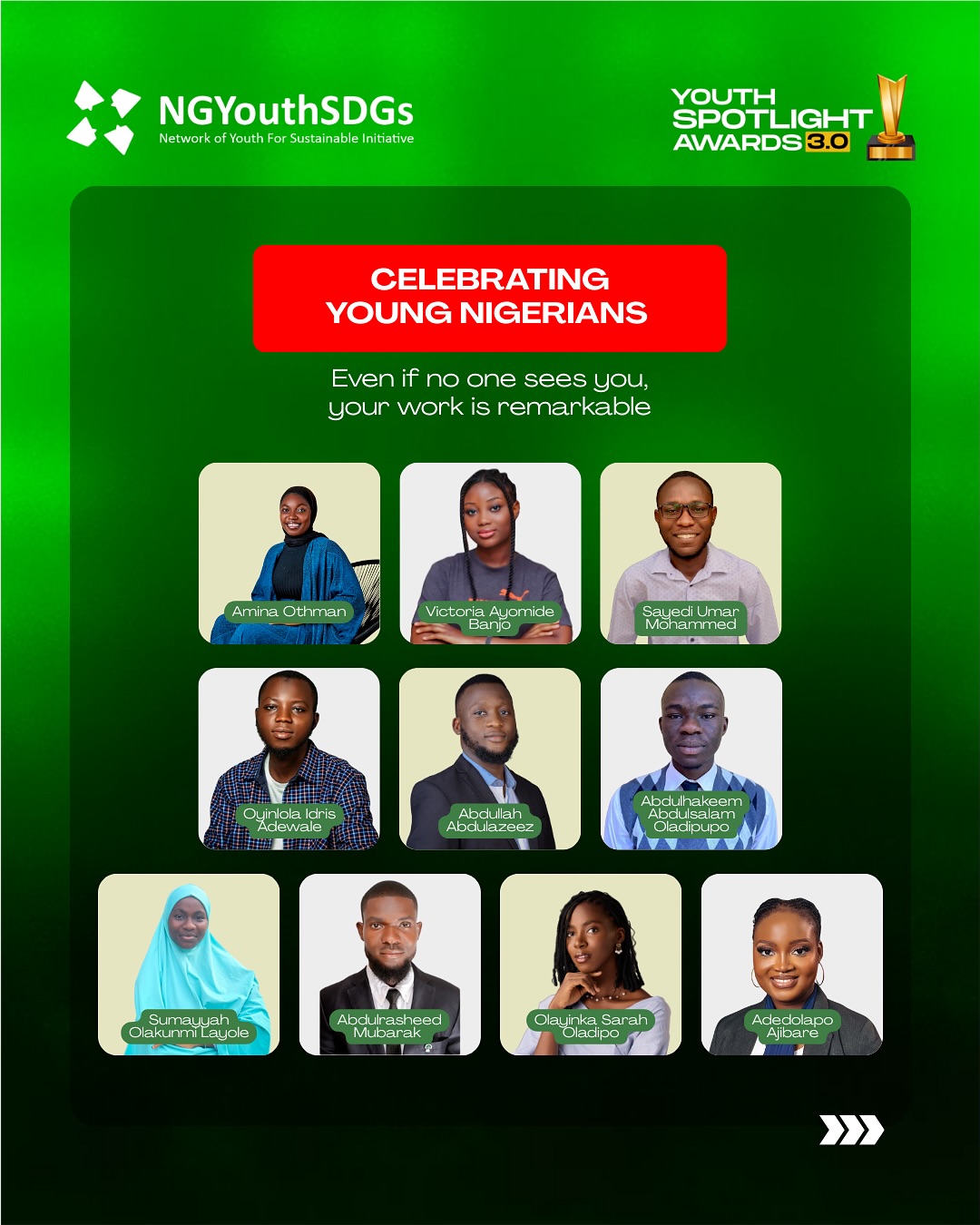Nigeria Youth SDGs Network - #SDGsStar Dolapo Olaniyan SDG 5- Gender ...