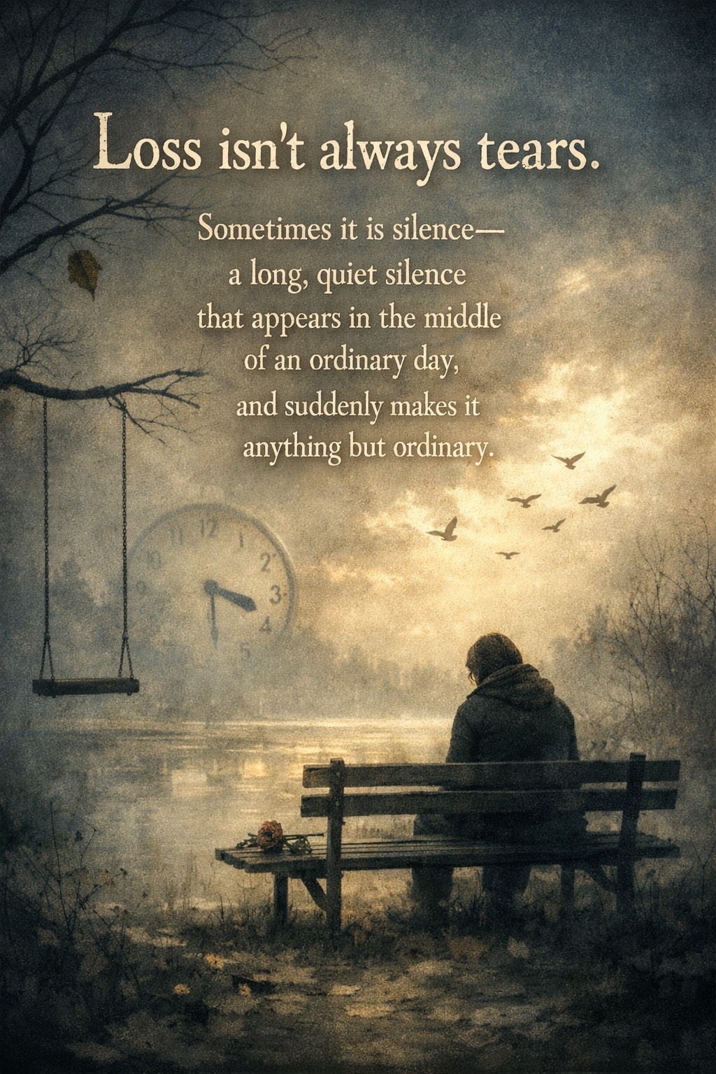 Missing - Sometimes loss doesn’t announce itself with tears or ...
