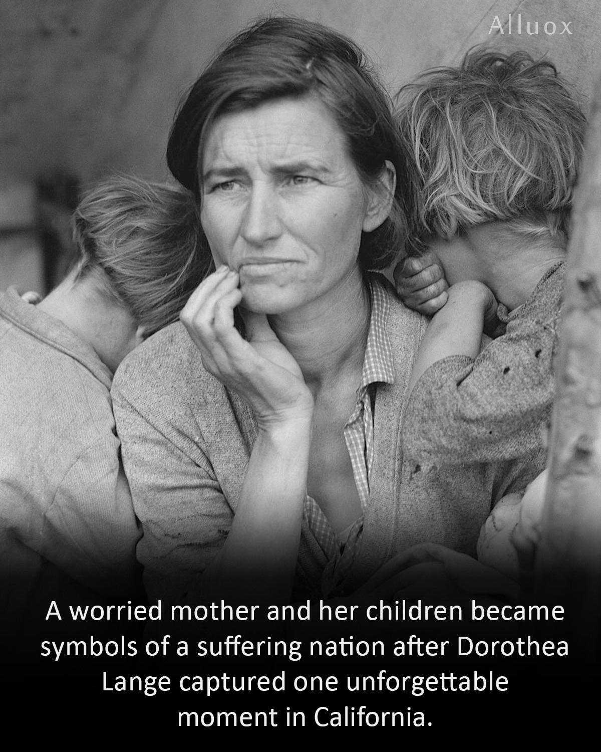 Her face became the symbol of the Great Depression. For more than