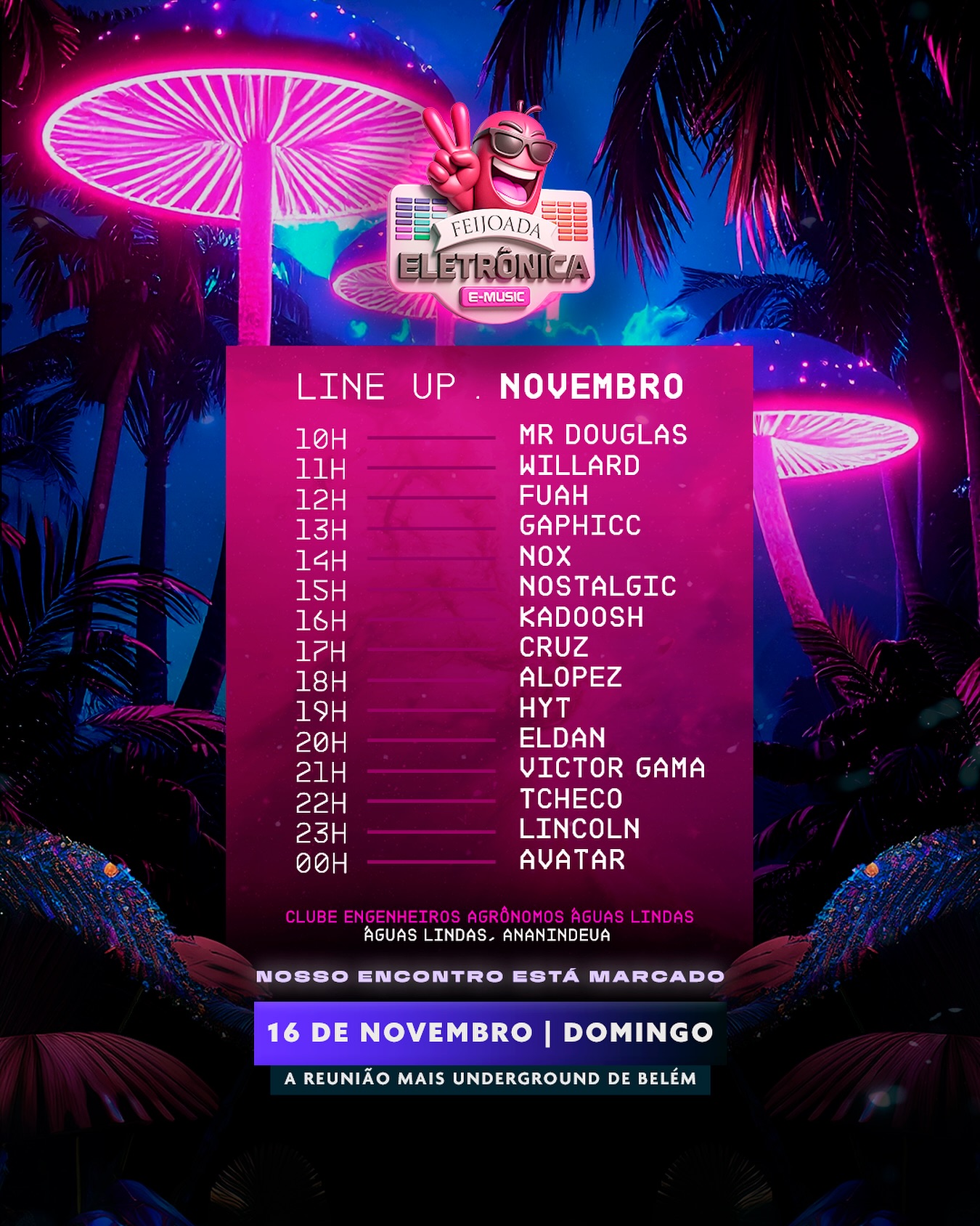 Feijoada - Line-up liberada! A Feijoada Eletrônica abre as portas para ...