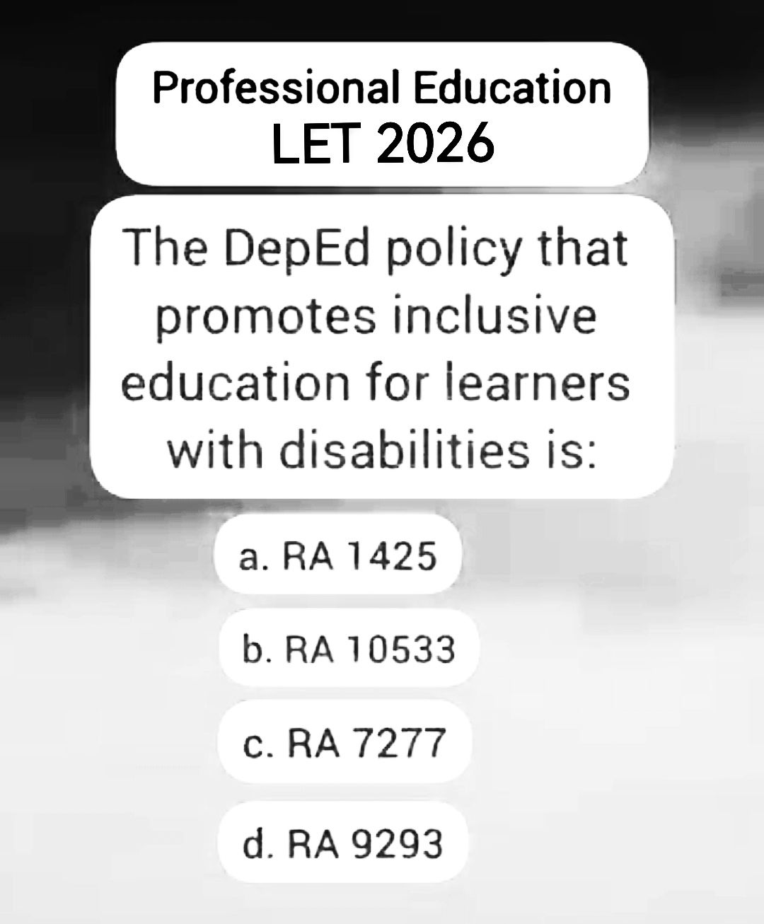Professional Education LET Review 2026 The DepEd Policy that promotes ...