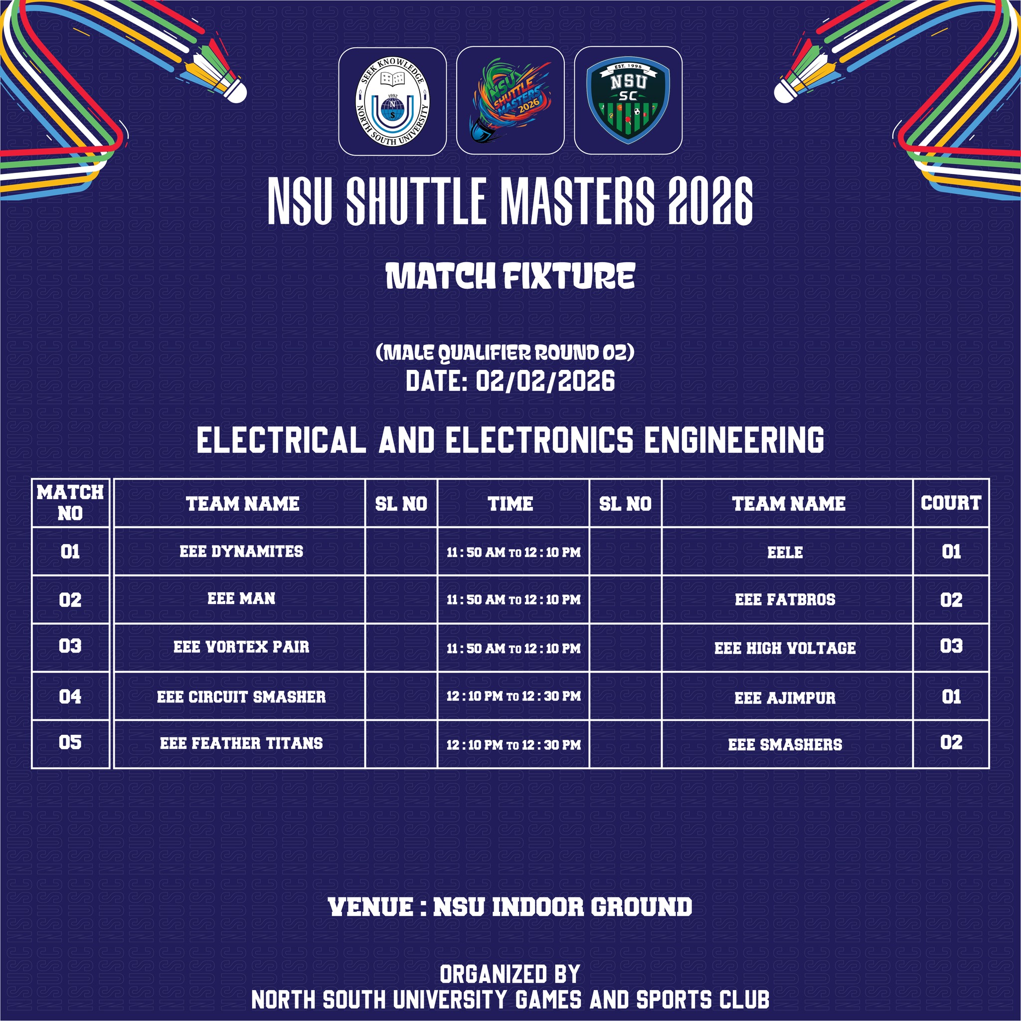 Nort... - North South University Games and Sports Club - NSUSC