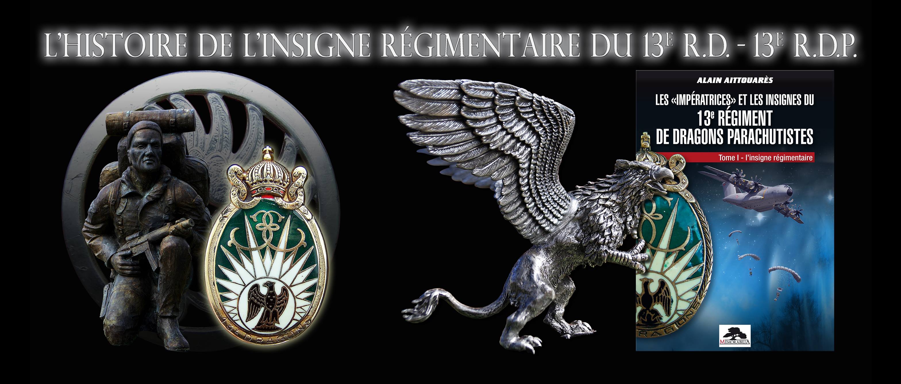L'insigne régimentaire du 13 RDP