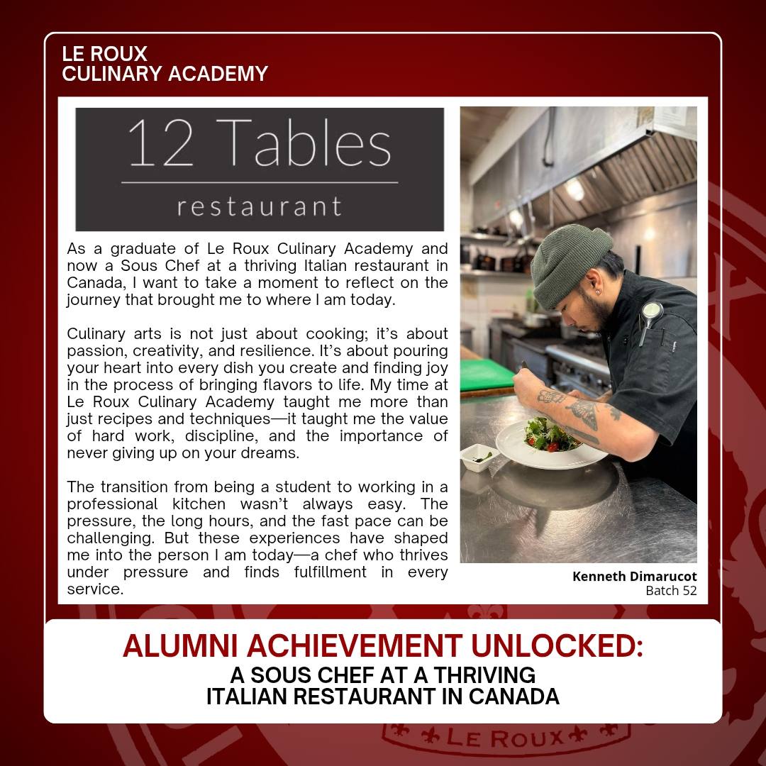 Le Roux Culinary Academy | Angeles City