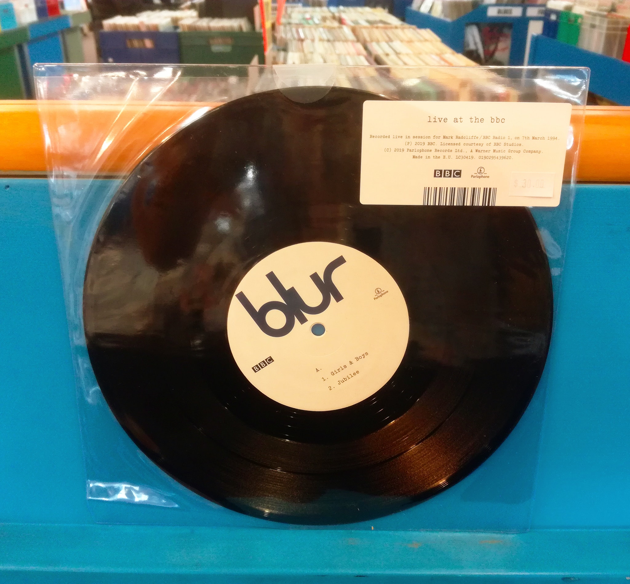CD cover from blur's live album All The People, recorded in Hyde