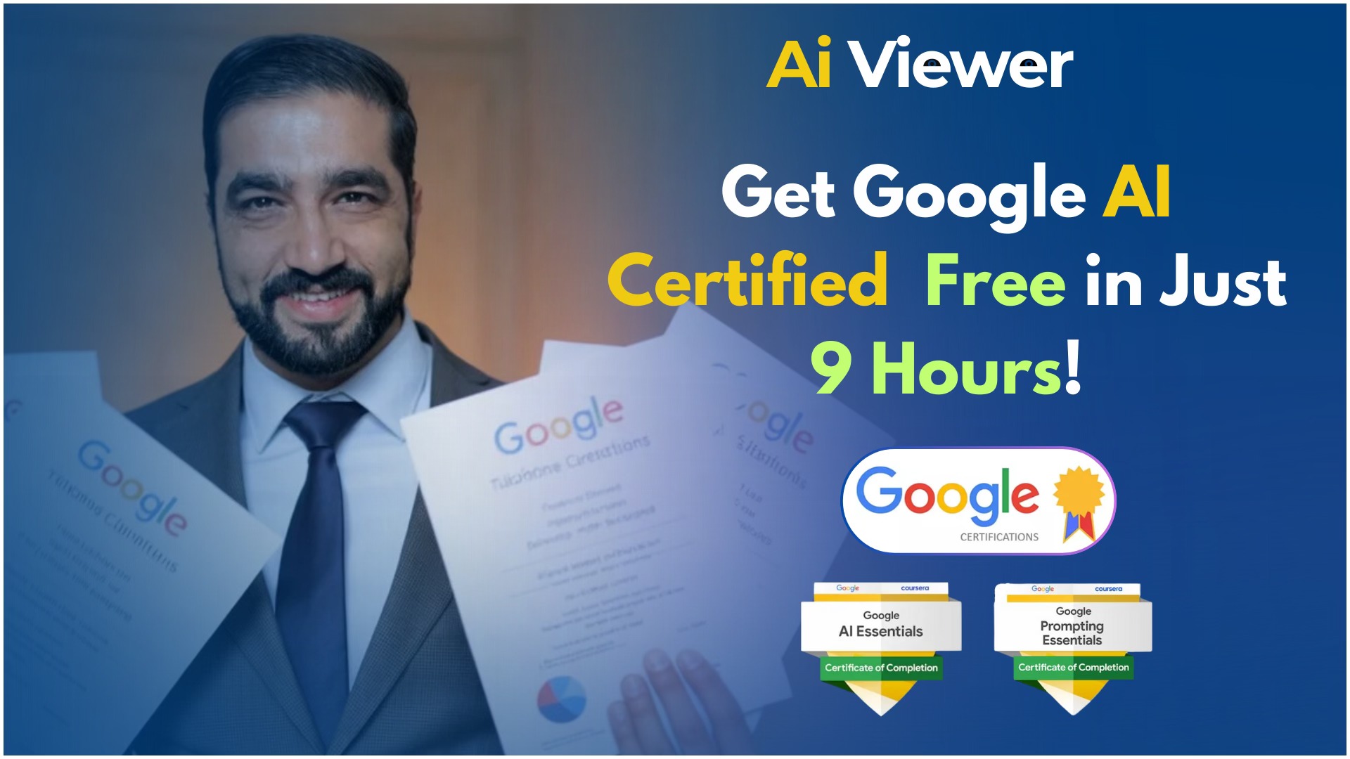 Qaisar Roonjha - Get Google AI Certified — Free in Just 9... | Facebook