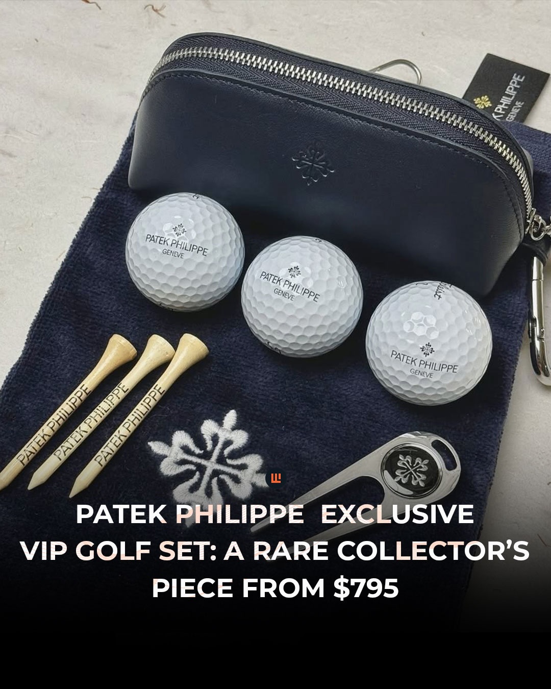 【非売品】PATEK PHILIPPE ゴルフボールセット ⛳️✨ A rare VIP gift from Patek Philippe, circa 2018 — a limited