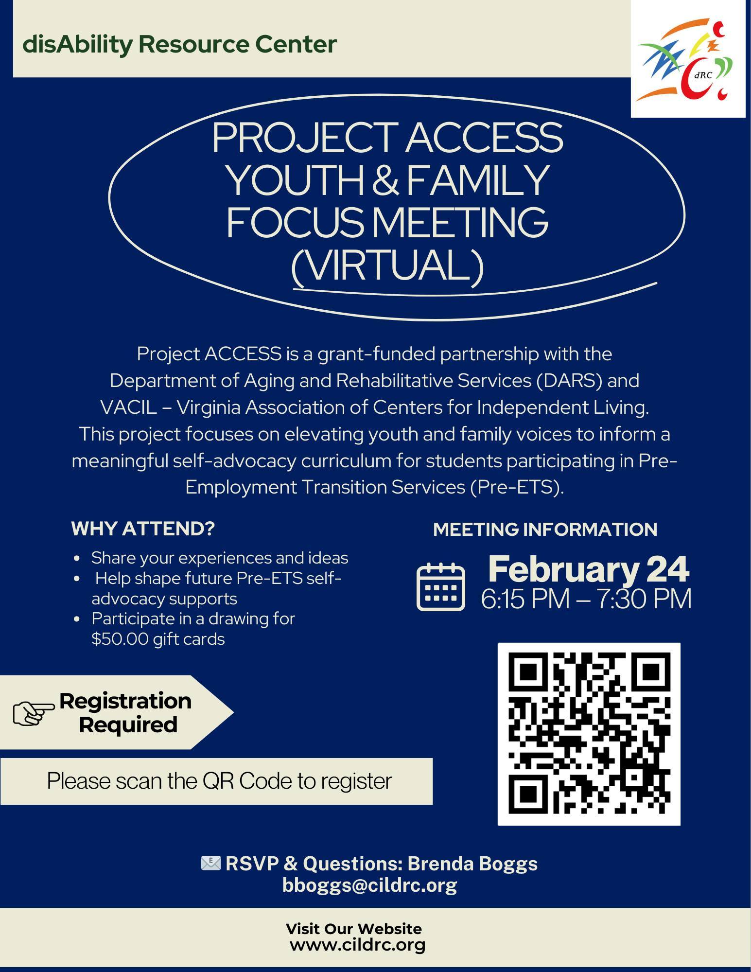 📣 Project ACCESS Youth &... - disAbility Resource Center | Facebook