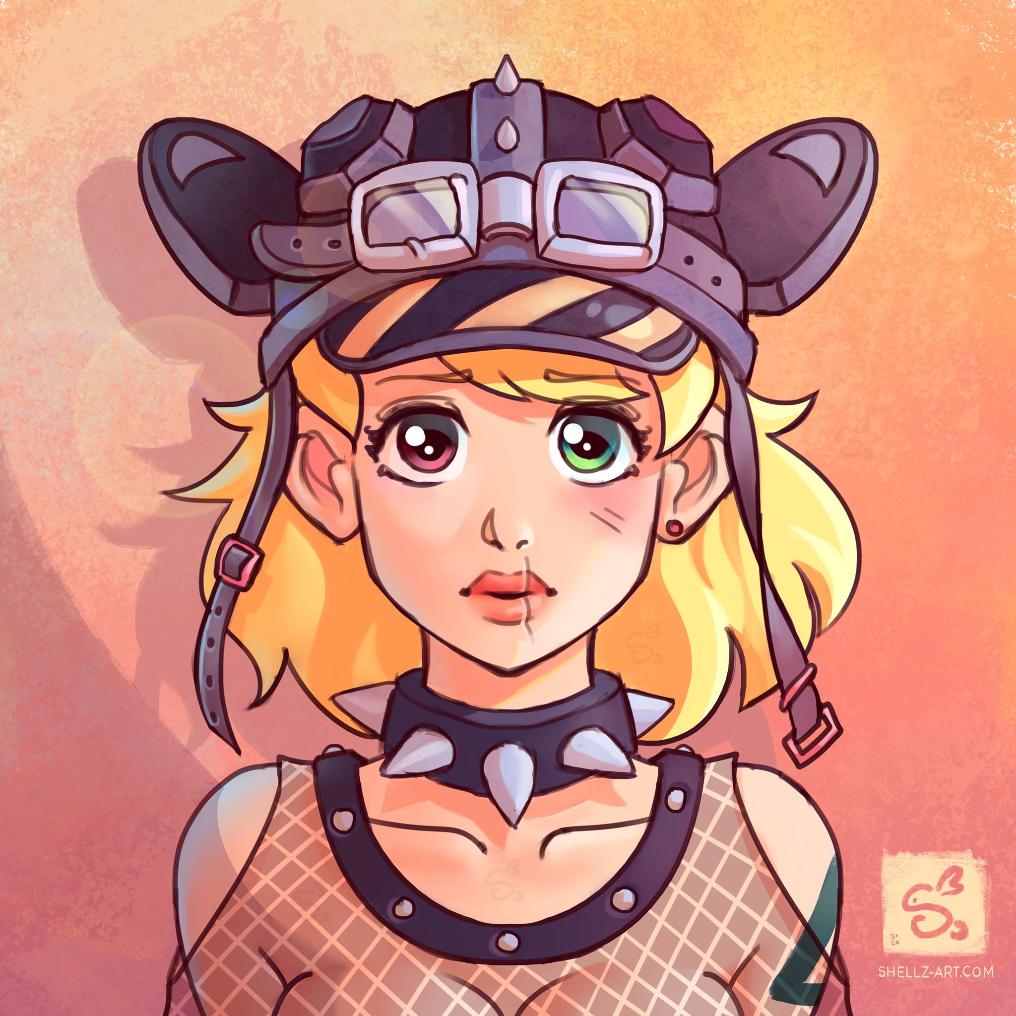 Shellz-art - SANGRIA BUNNY Quick fanart (and helmet... | Facebook