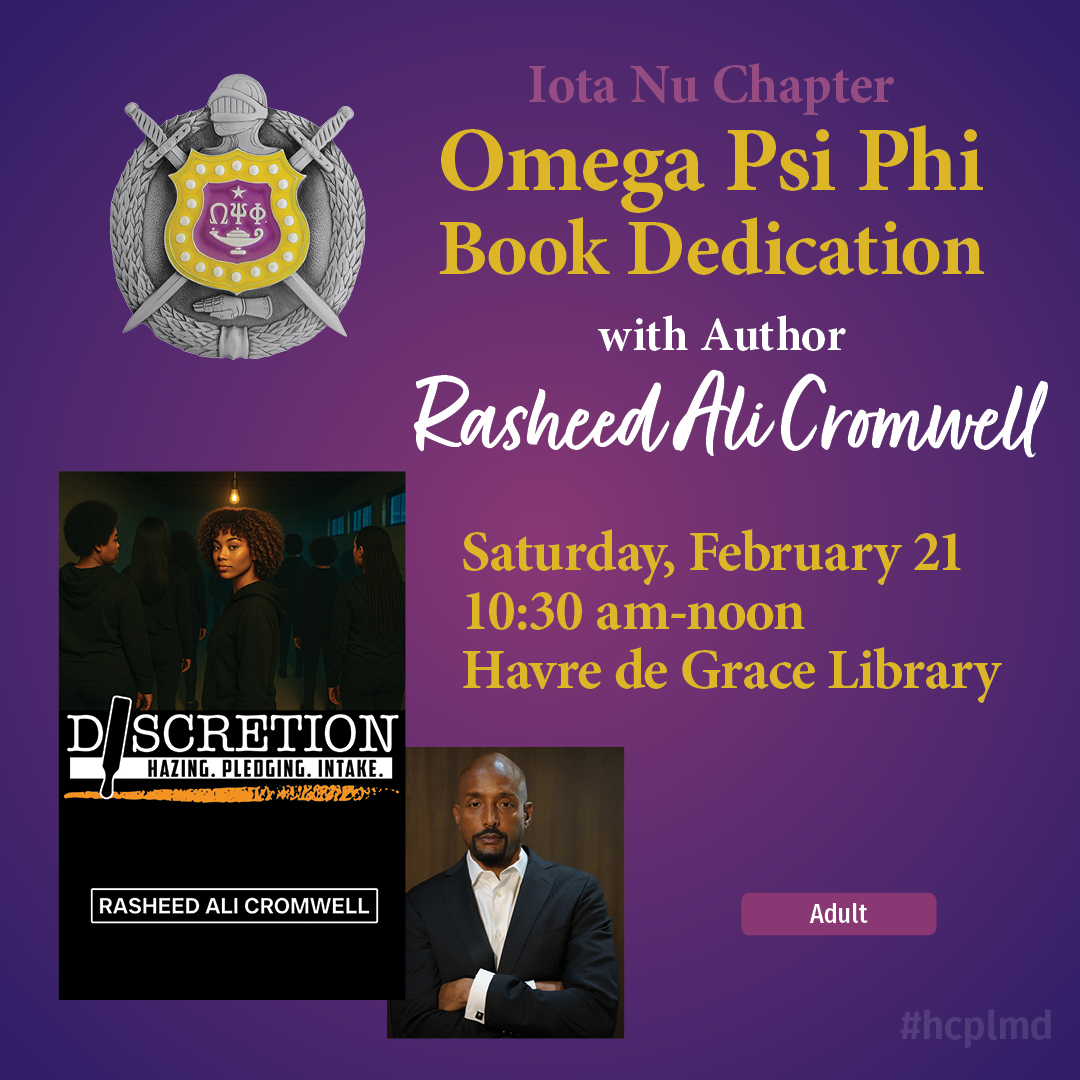 The Iota Nu chapter of Omega... - HCPL Havre de Grace Library | Facebook
